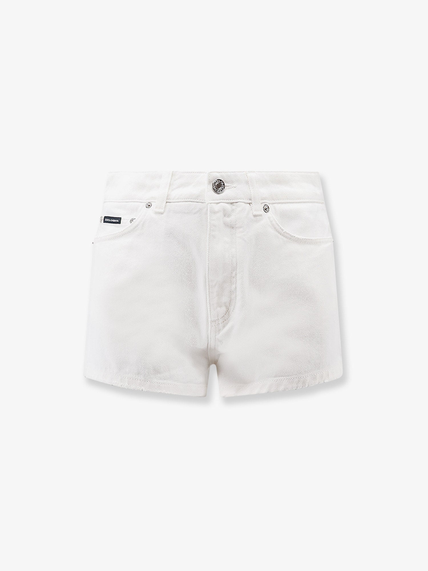 Dolce & Gabbana White Denim Shorts