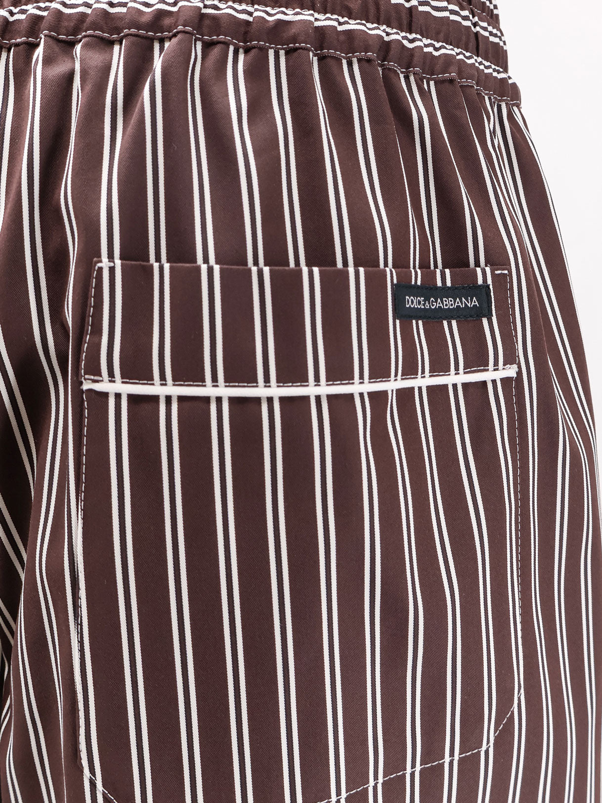 Dolce & Gabbana Pajamas Striped Poplin Trousers