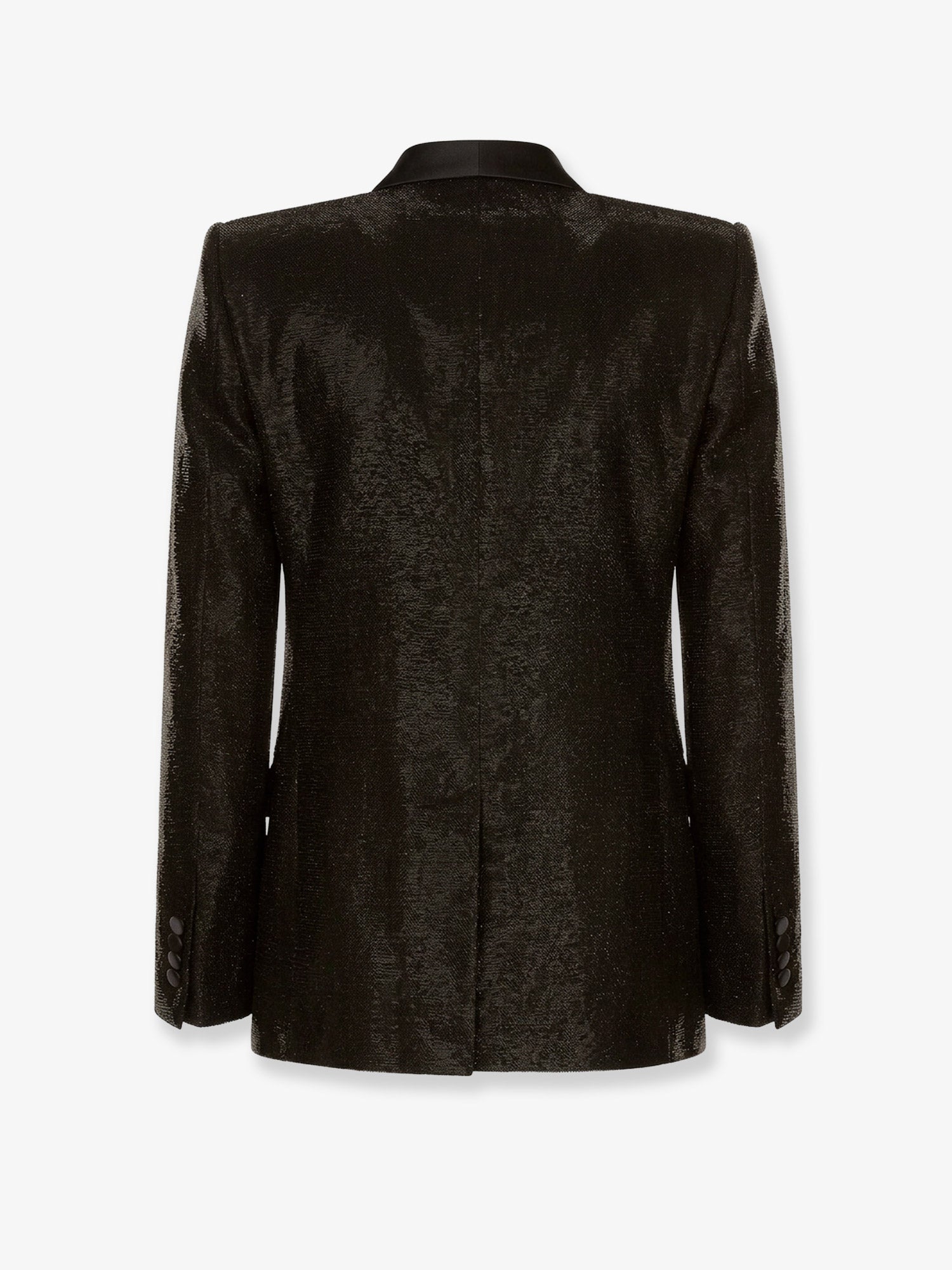 Dolce & Gabbana Siciliatuxedo Blazer With All-over Sequin Pattern