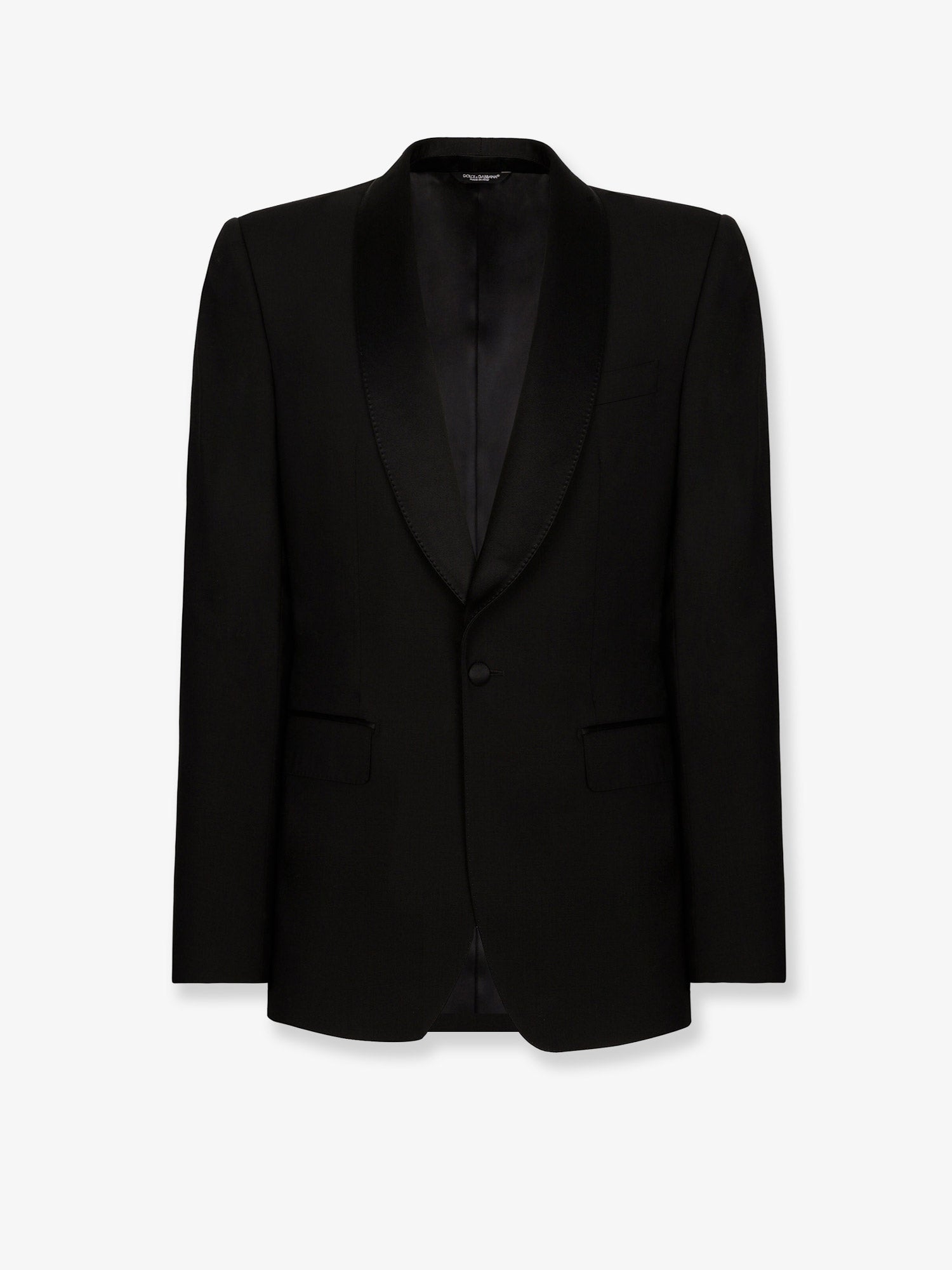 Dolce & Gabbana Sicilia Stretch Wool Tuxedo Blazer