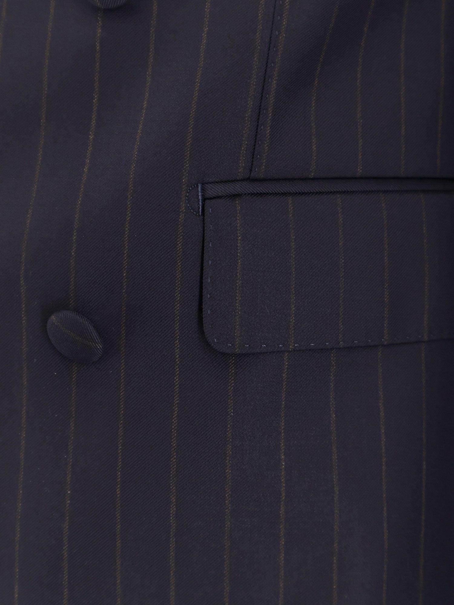Dolce & Gabbana Sicilia Virgin Wool Blazer With Pinstripe Motif