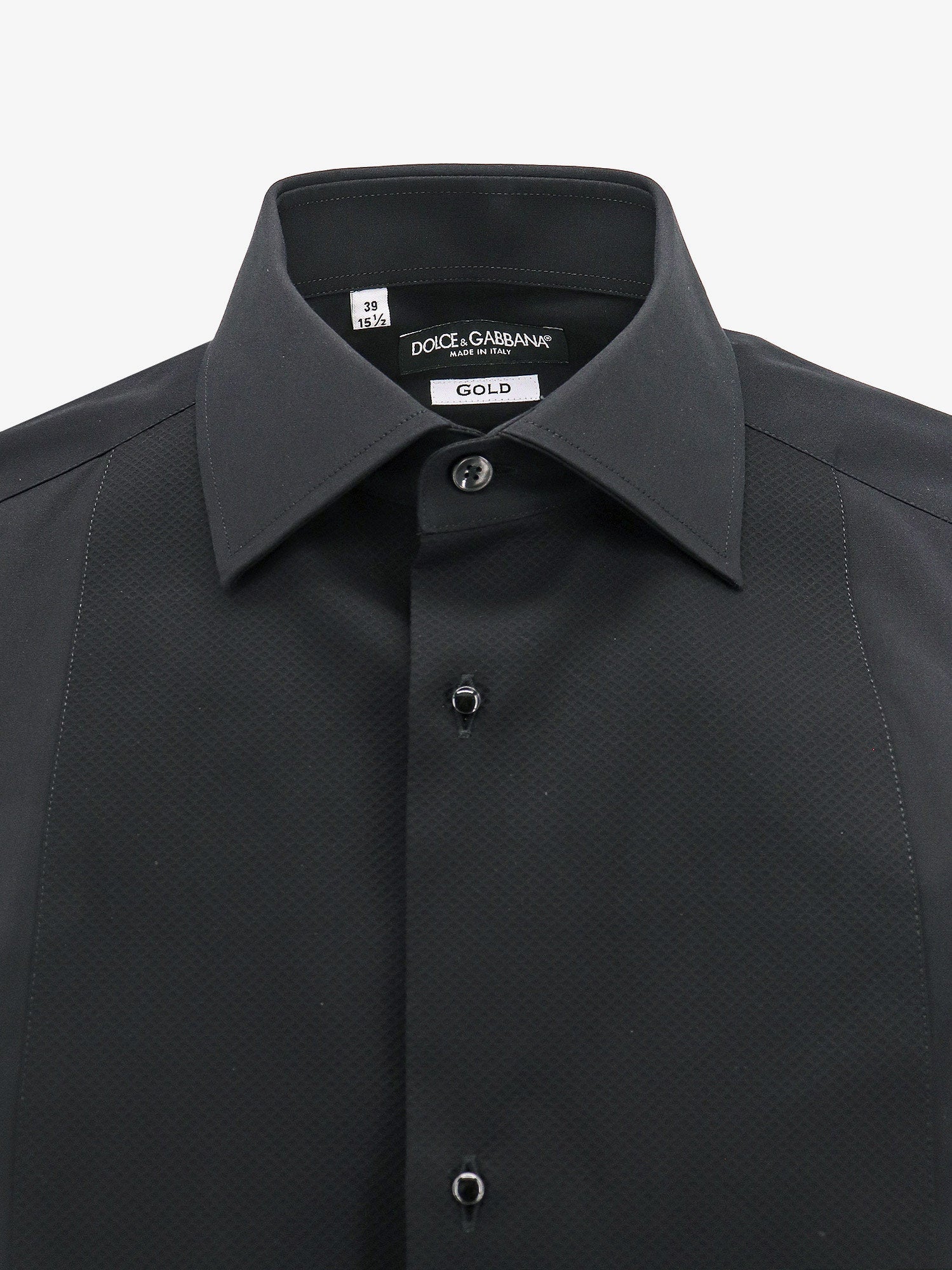Dolce & Gabbana Gold Cotton Shirt