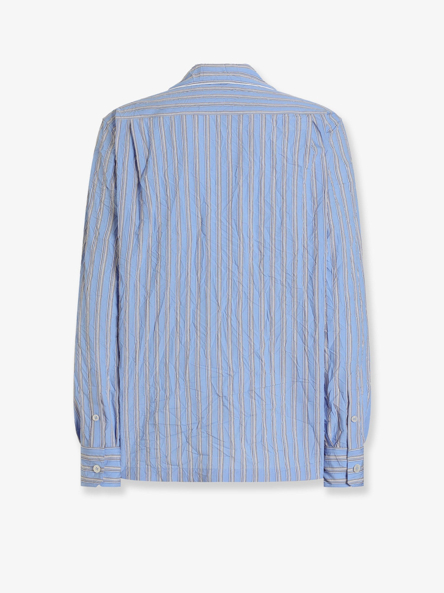 Dolce & Gabbana Vanity Pajamas Froissé Cotton Shirt