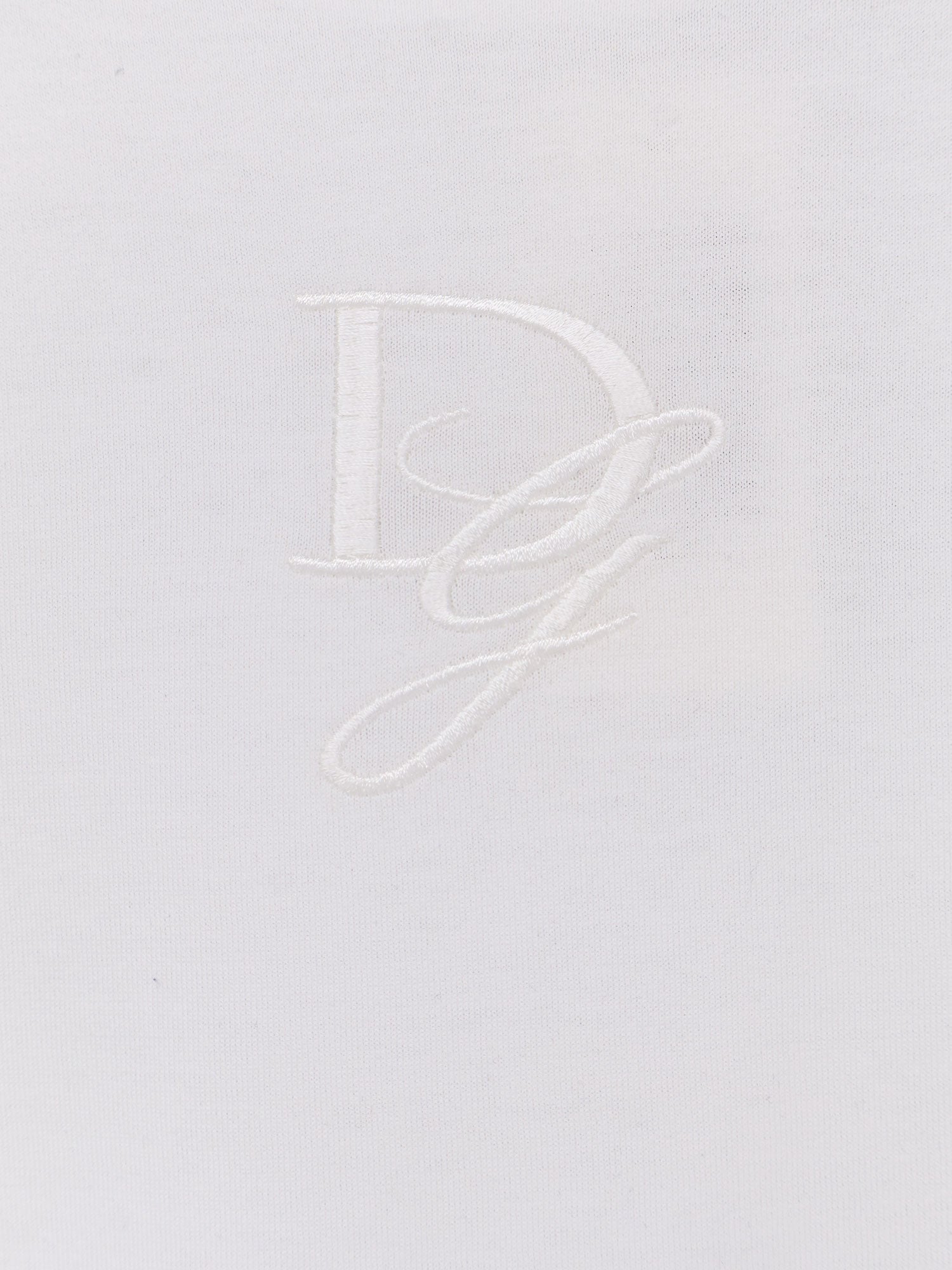Dolce & Gabbana Cotton T-shirt With Embroidered Logo On The Front
