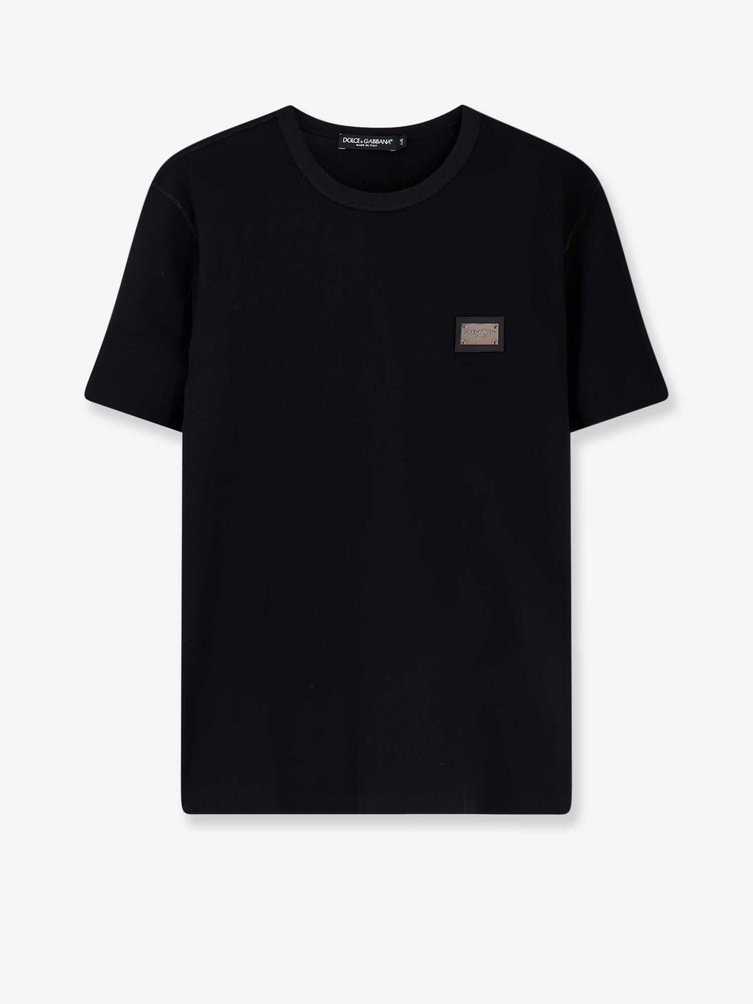 Dolce & Gabbana Cotton T-shirt With Logo Patch