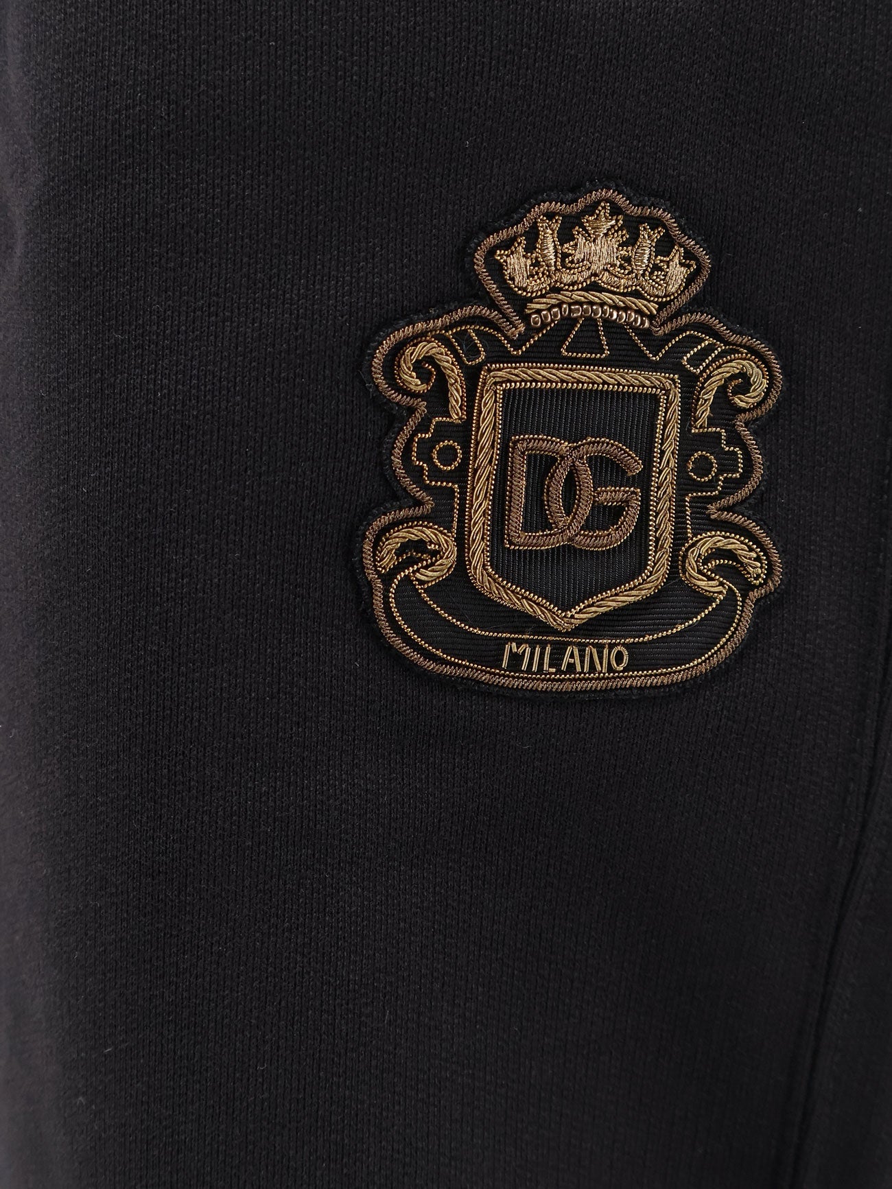 Dolce & Gabbana Cotton Bermuda Shorts With Heraldic Logo Patch