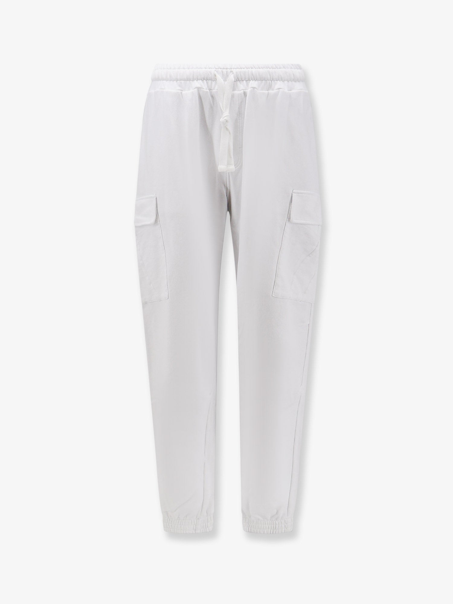 Dolce & Gabbana Cotton Trousers With Embroidered Logo On The Back