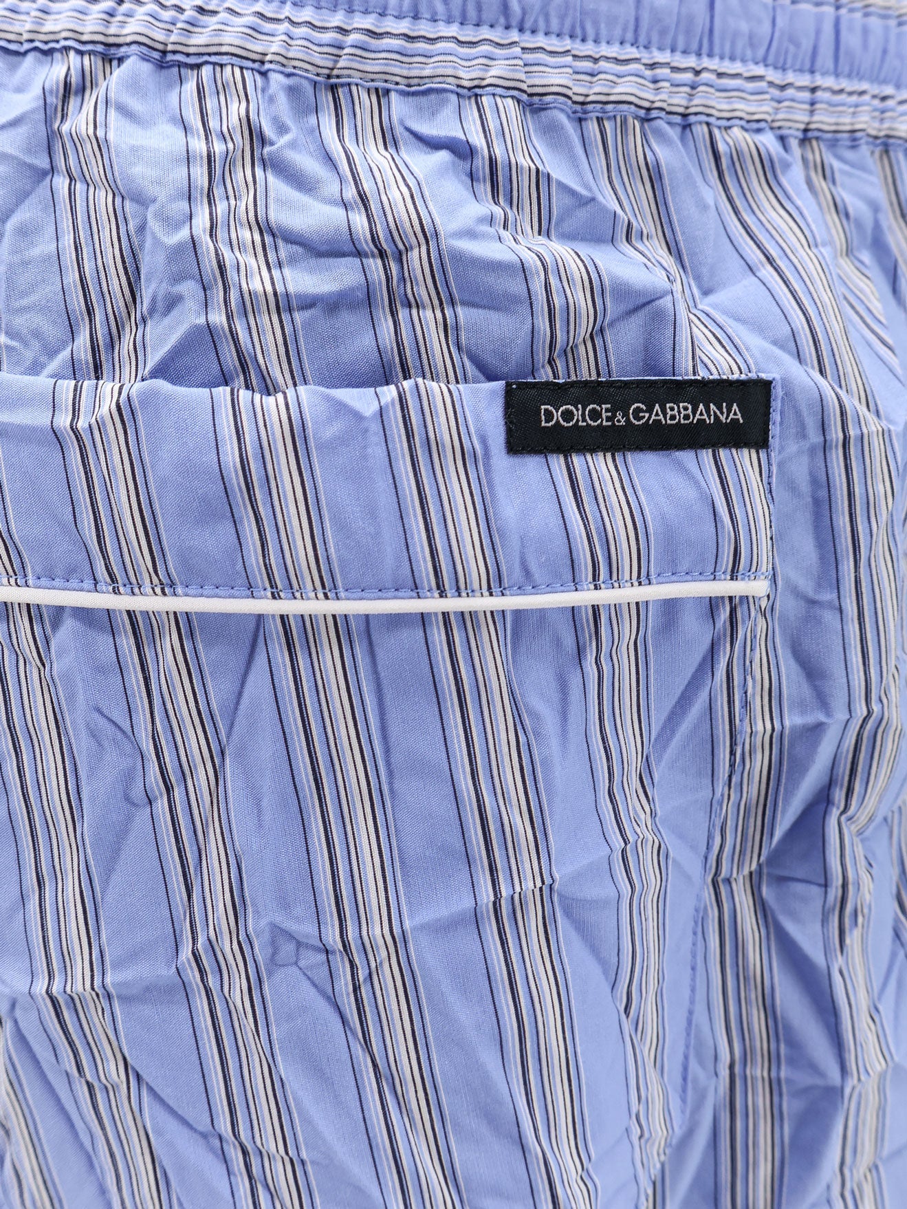 Dolce & Gabbana Vanity Pajamas Froissé Poplin Trousers