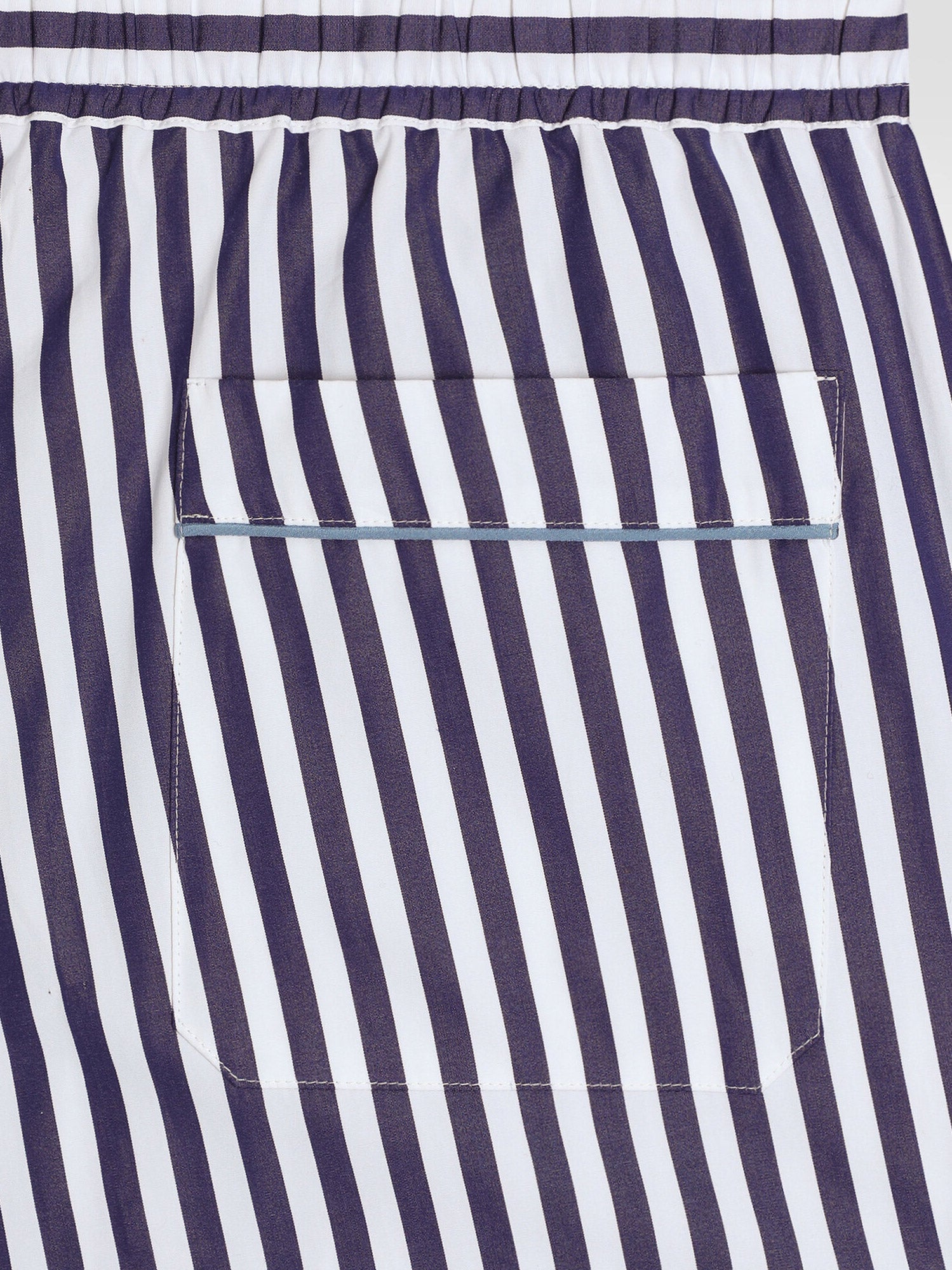 Dolce & Gabbana Cotton And Silk Trousers With Striped Motif