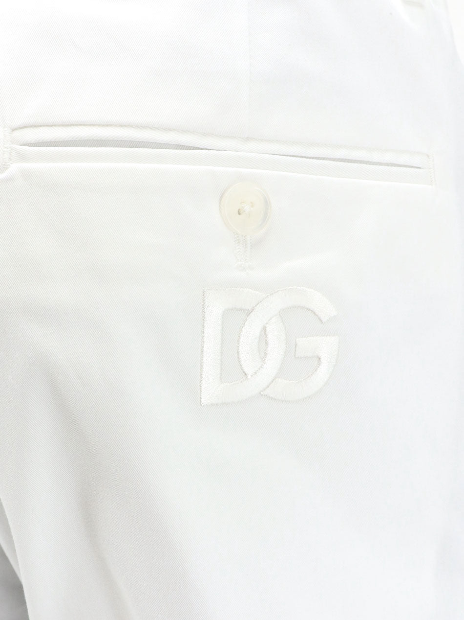 Dolce & Gabbana Stretch Cotton Trousers