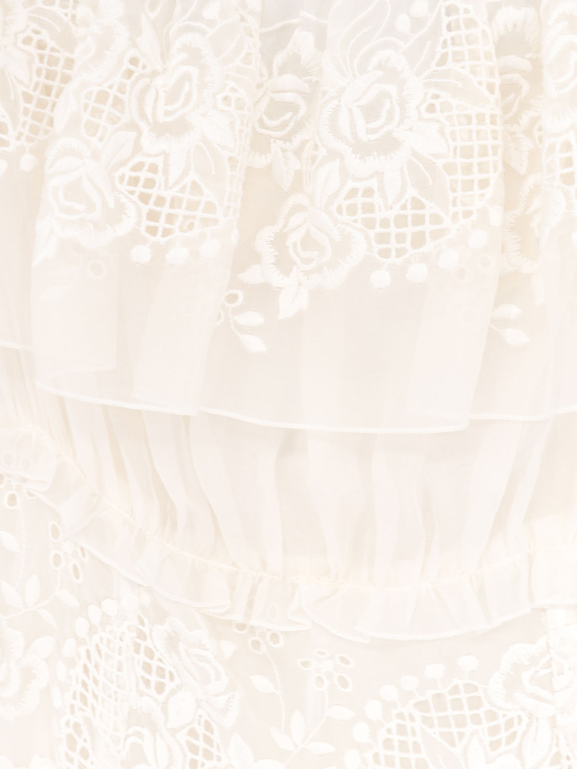 Dolce & Gabbana Silk Blend Dress With All-over Floral Embroidery