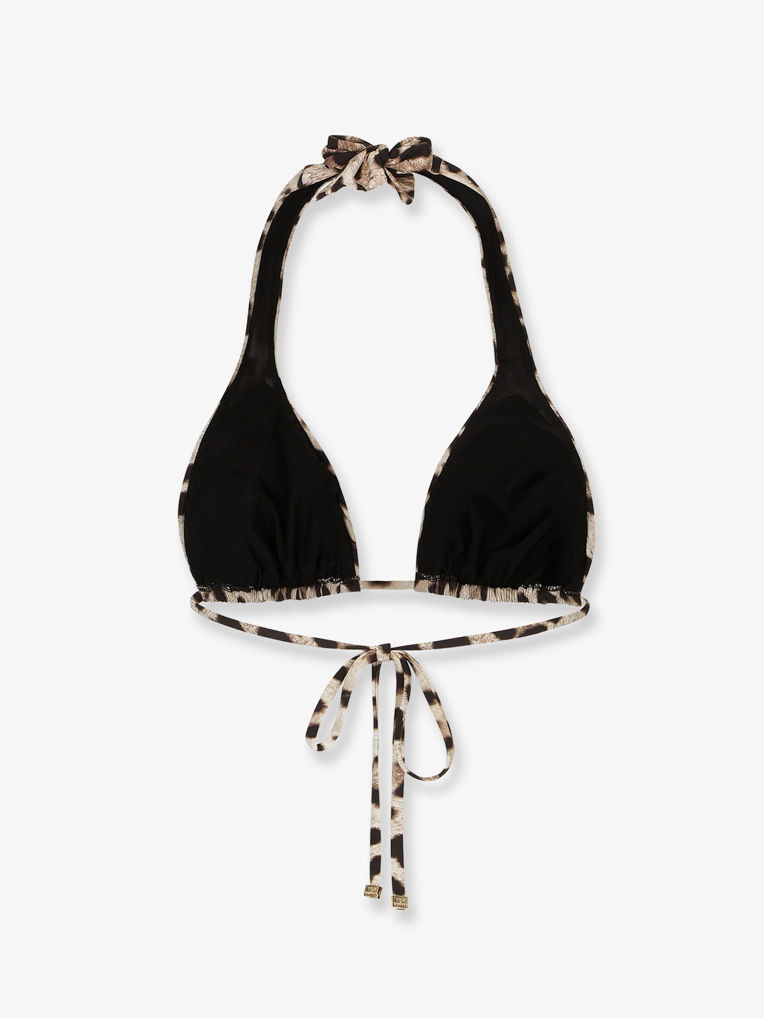 Dolce & Gabbana Bikini Top With Animal Print