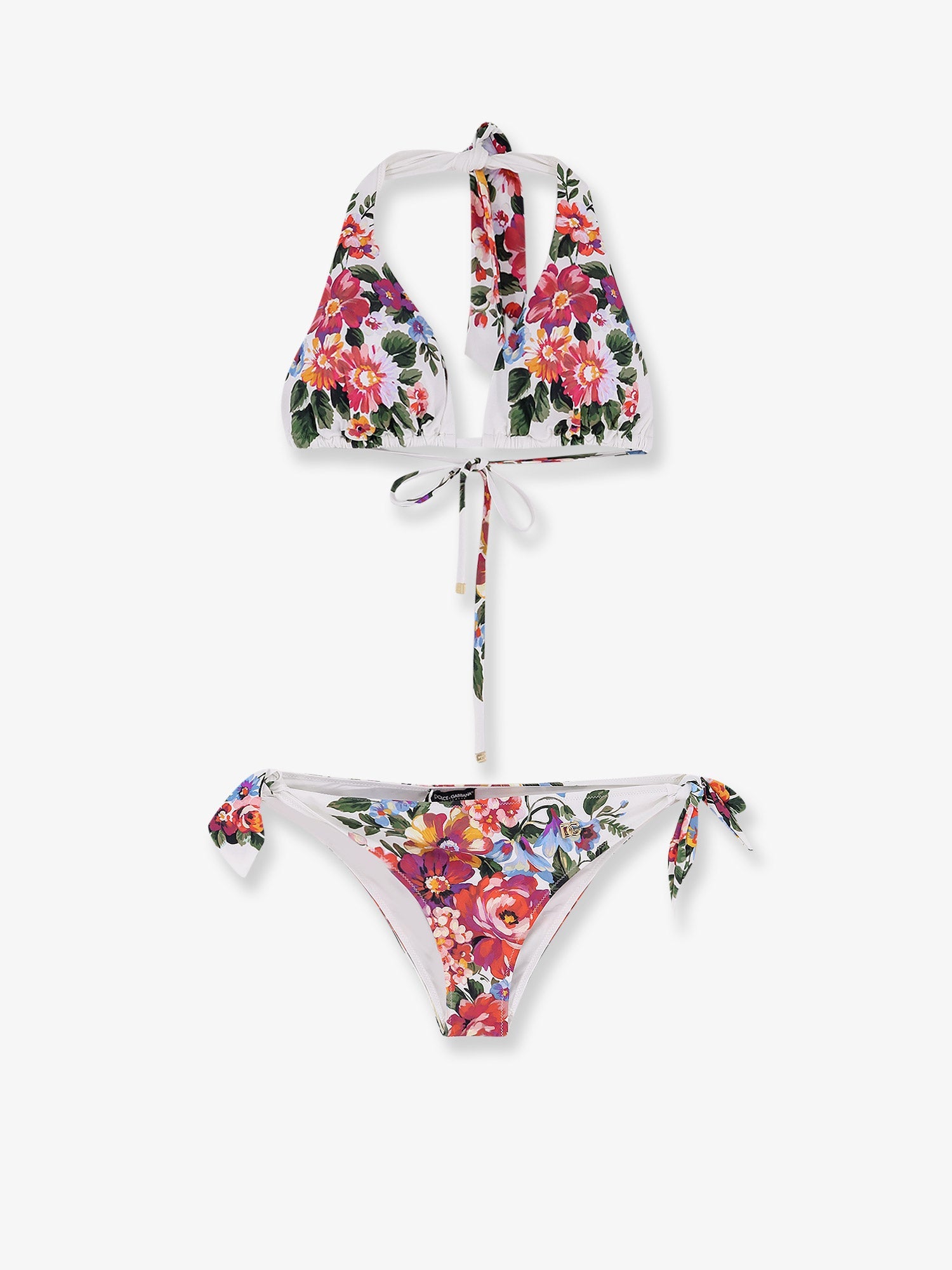 Dolce & Gabbana Nylon Bikini With Floral Print
