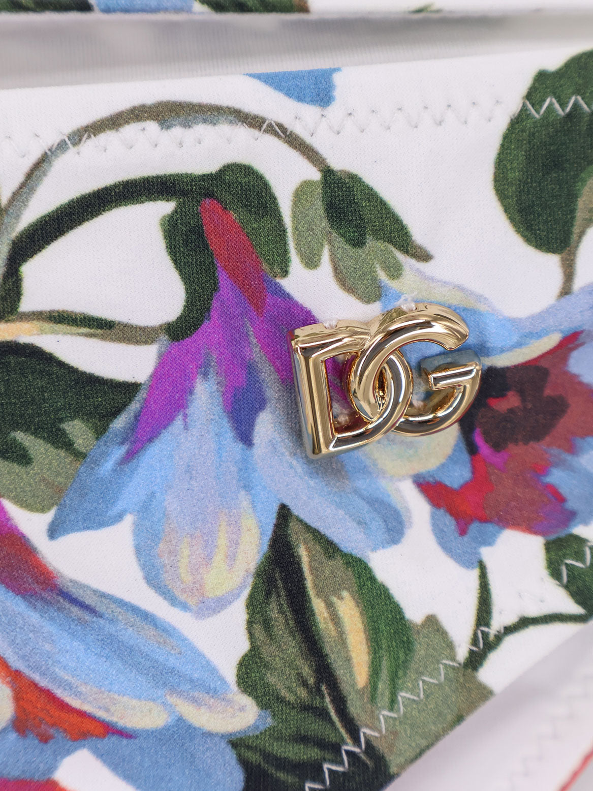 Dolce & Gabbana Nylon Bikini With Floral Print