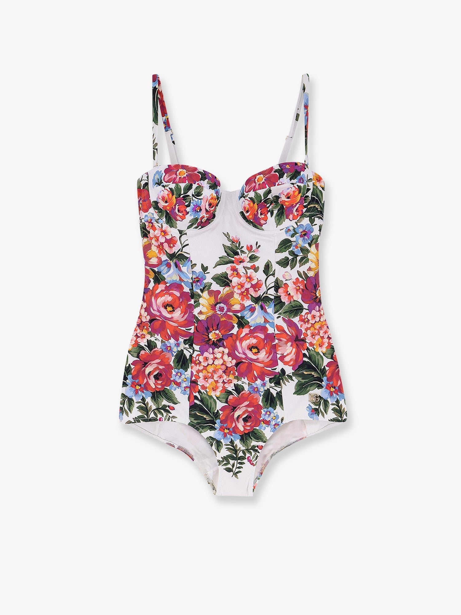 Dolce & Gabbana One-piece Swimsuit With Floral Print