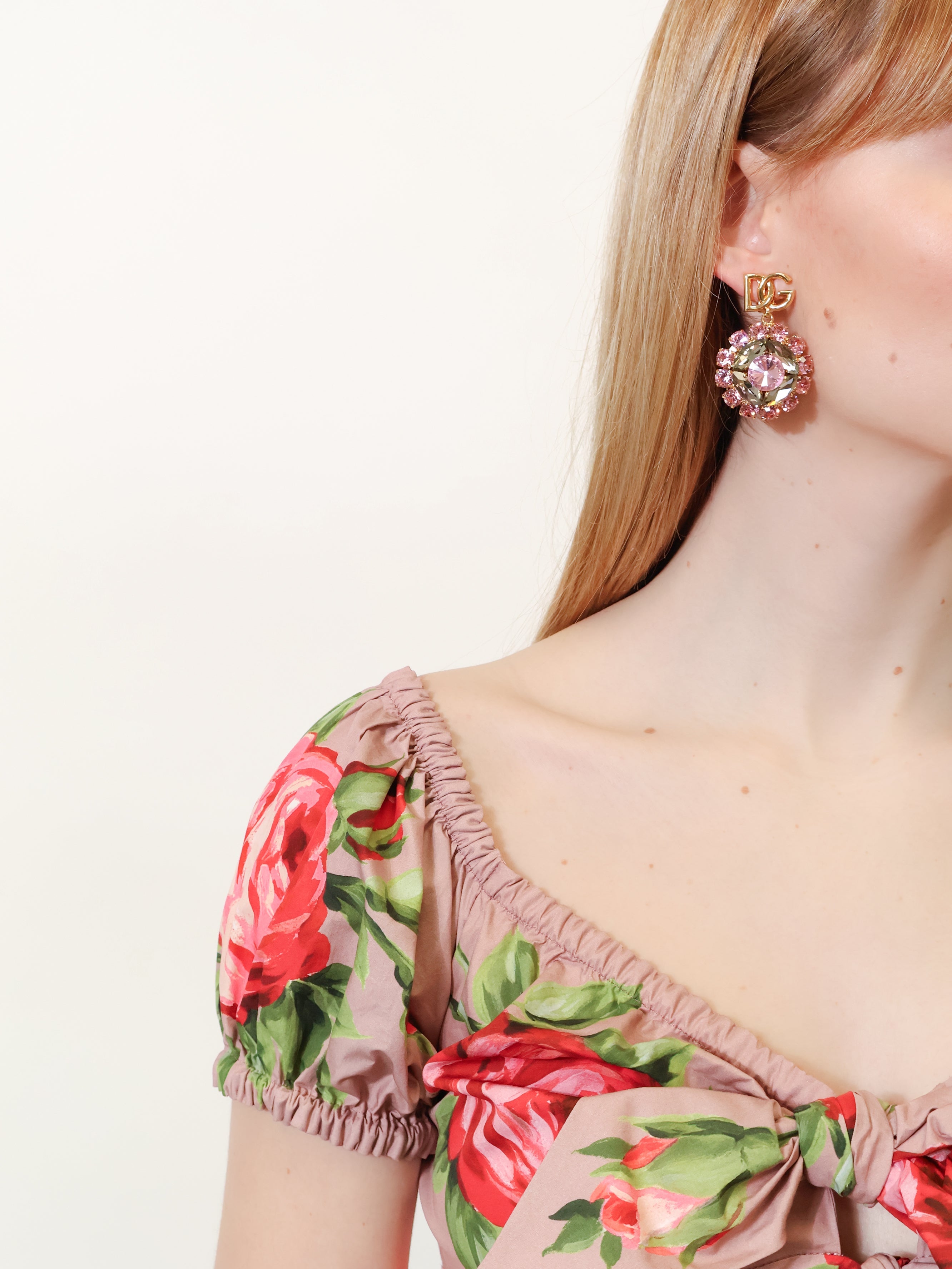 Dolce & Gabbana Multicolored Brass Earrings