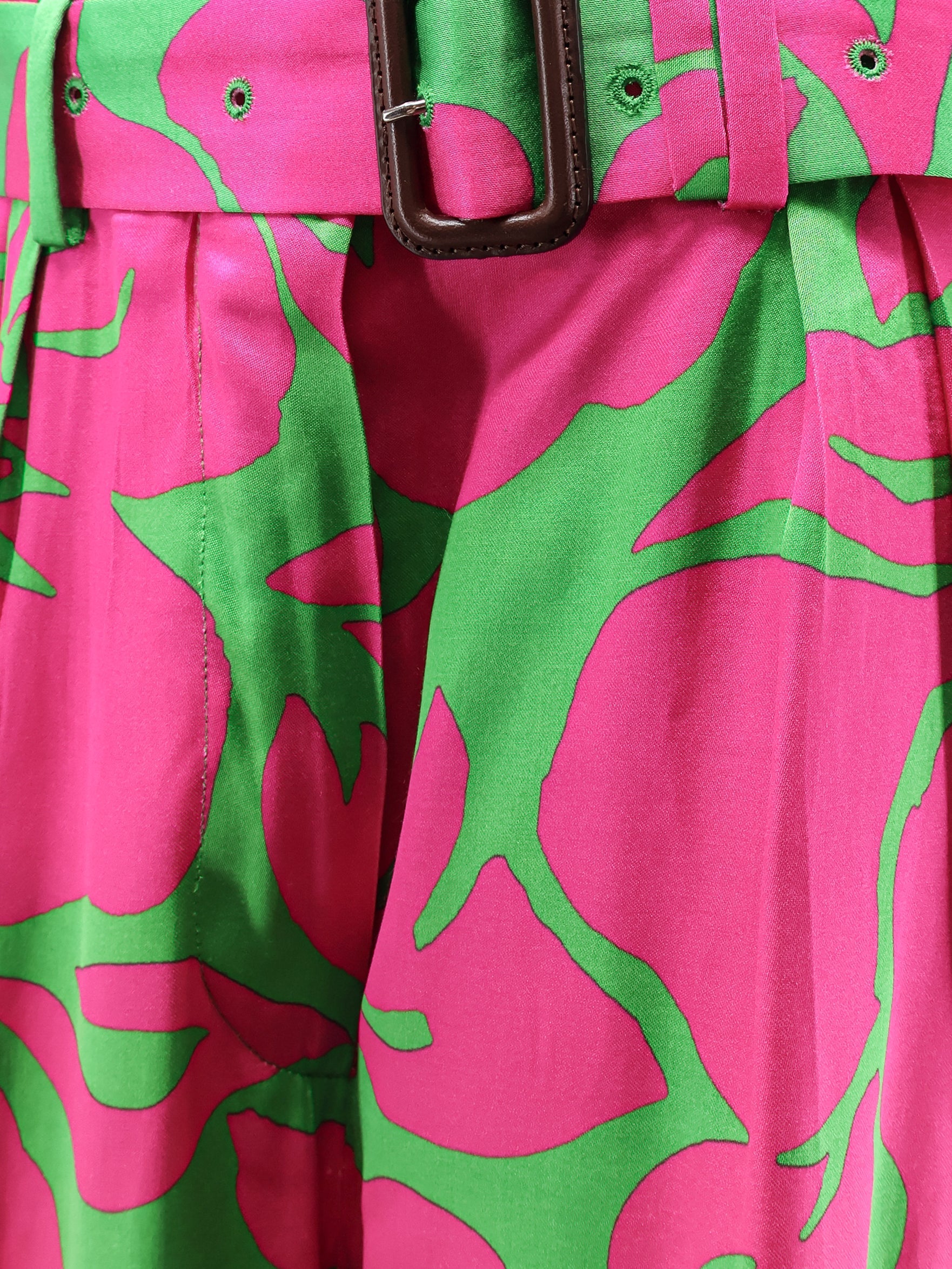 Dries Van Noten Peaches Bis Viscose Trousers