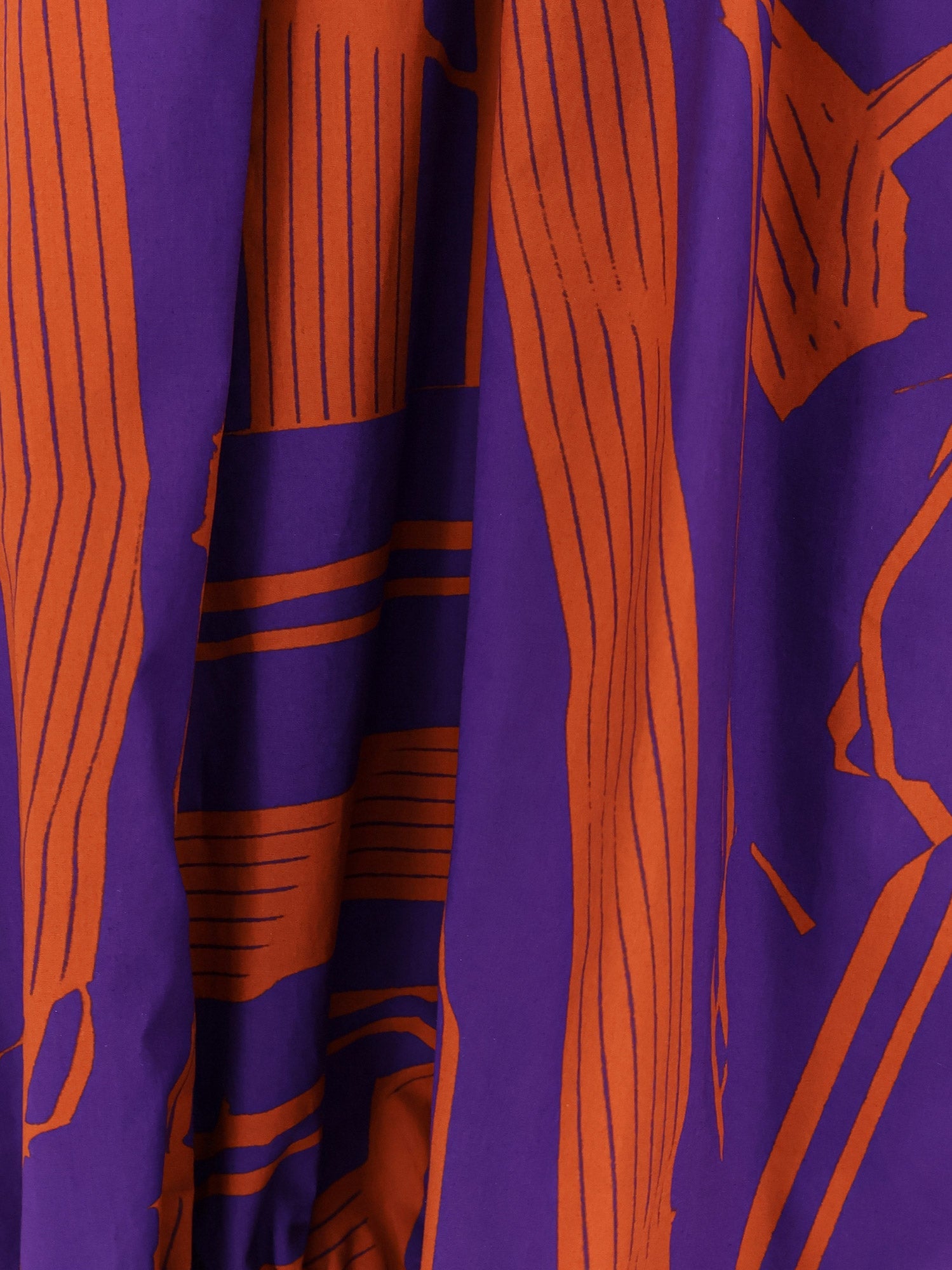 Dries Van Noten Catya Cotton Shirt With Crushed Stripe Print