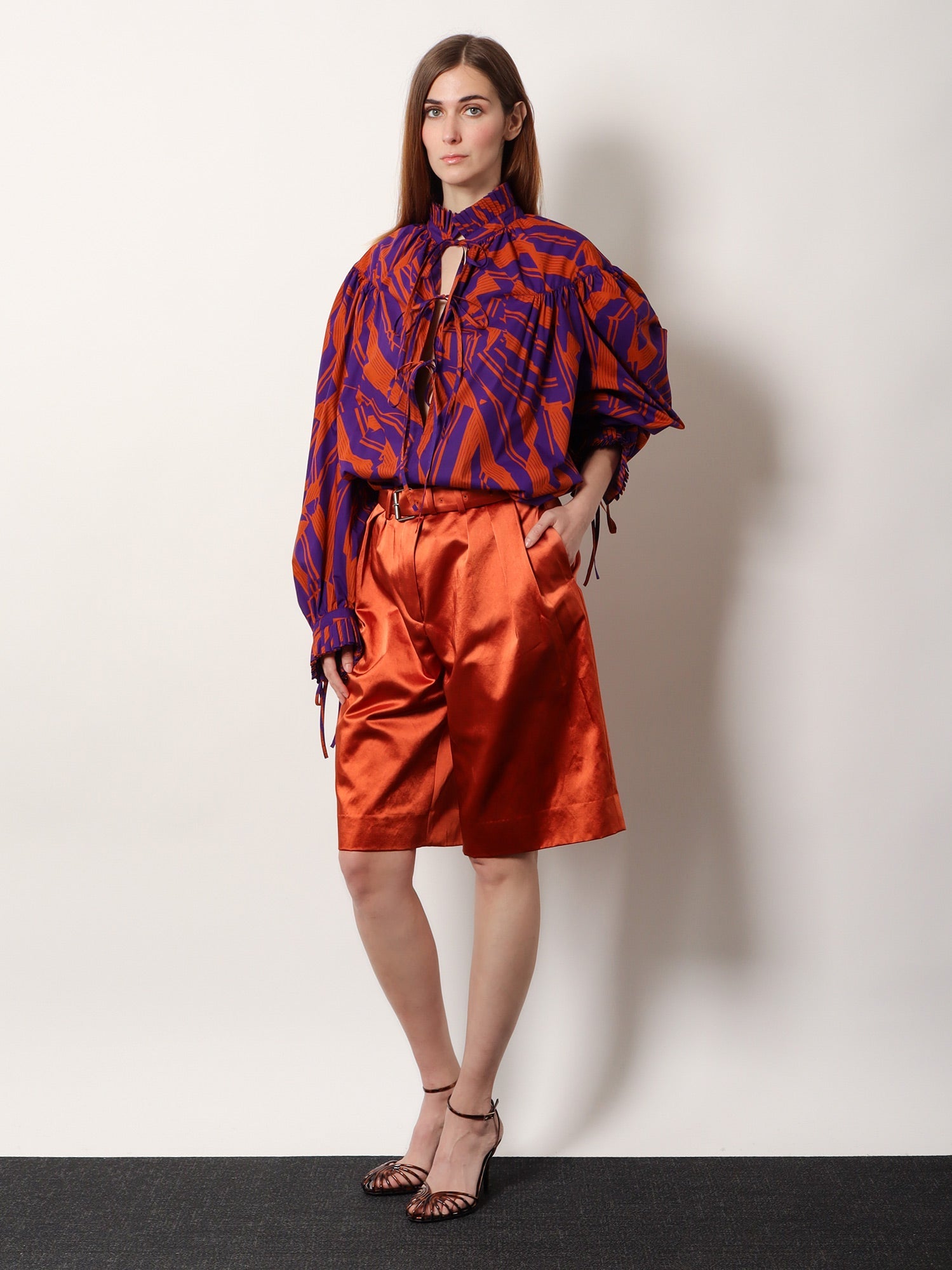 Dries Van Noten Cotton Blend Bermuda Shorts