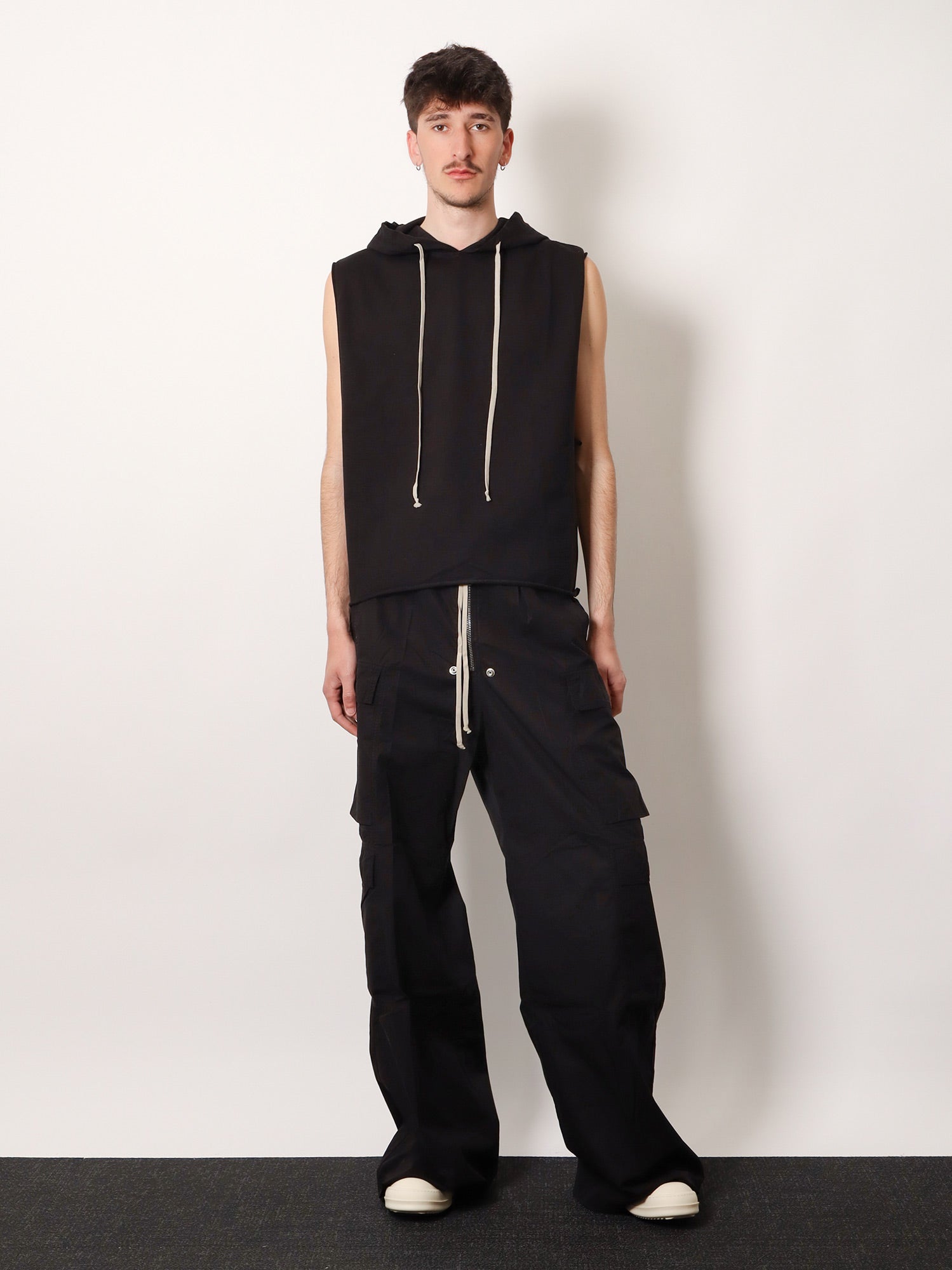 DRKSHDW Hooded Tunic Organic Cotton Sweatshirt
