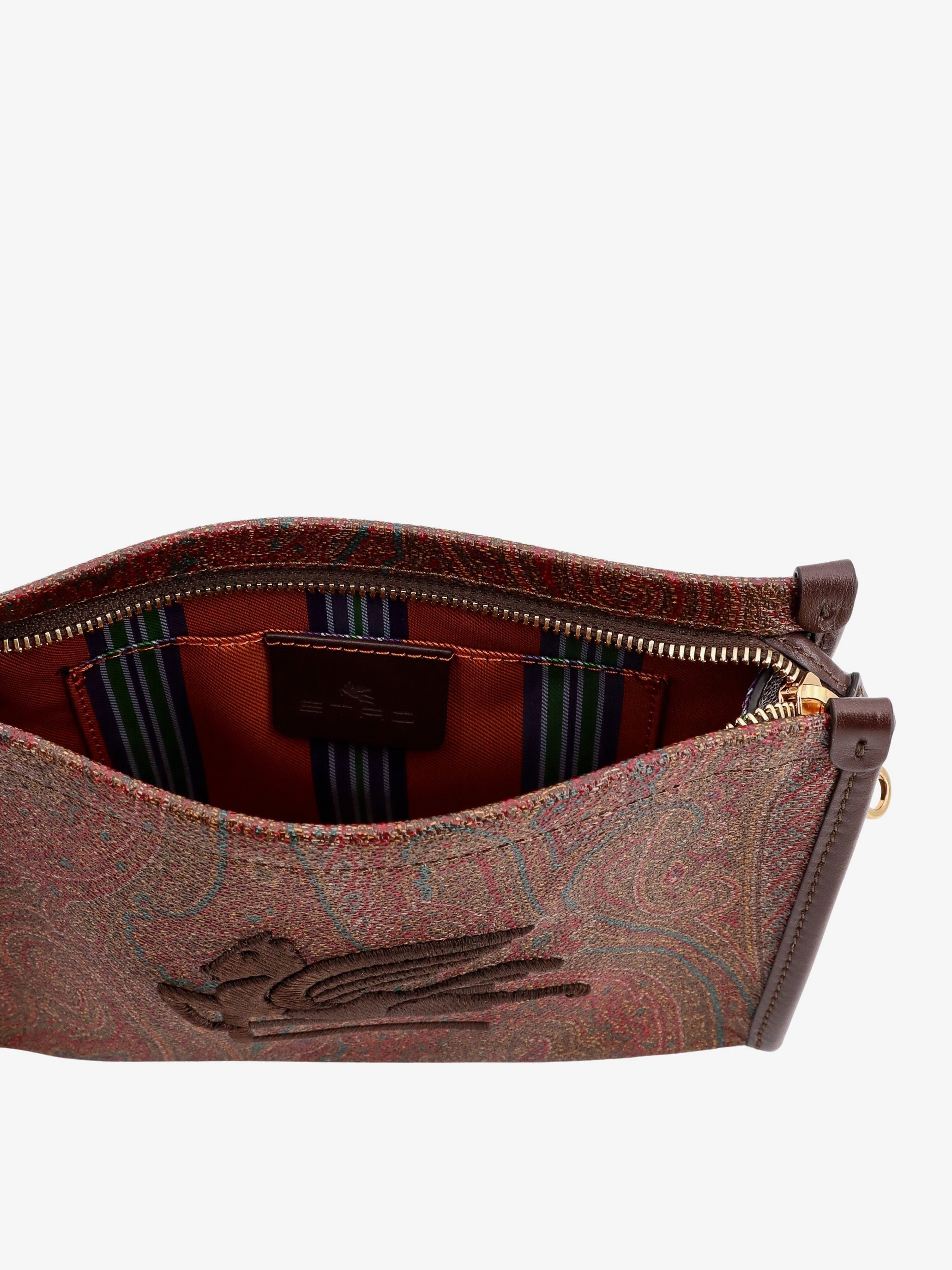 Etro Arnica Medium Pouch With Pegasus