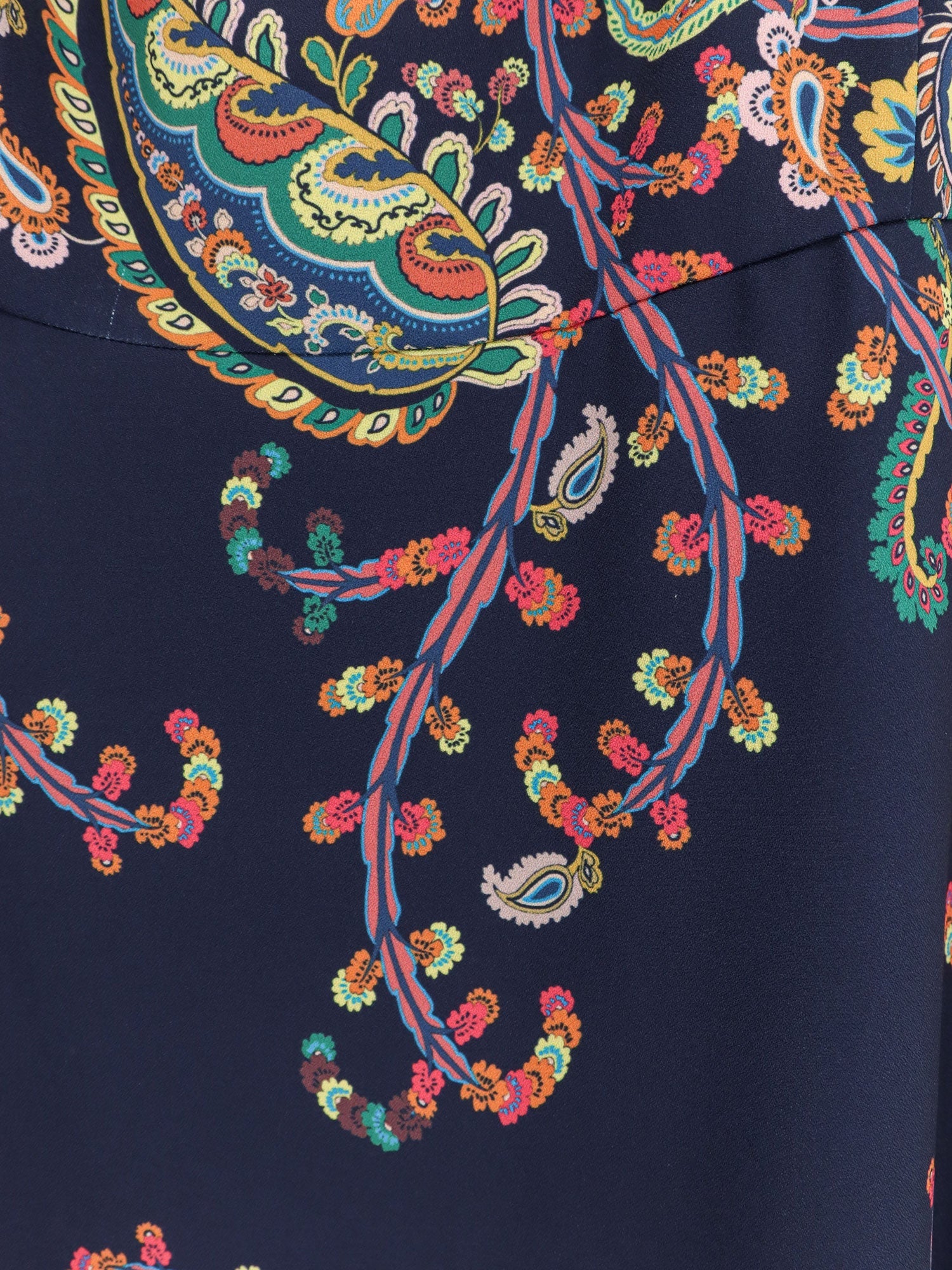 Etro Dress With Iconic Multicolor Print