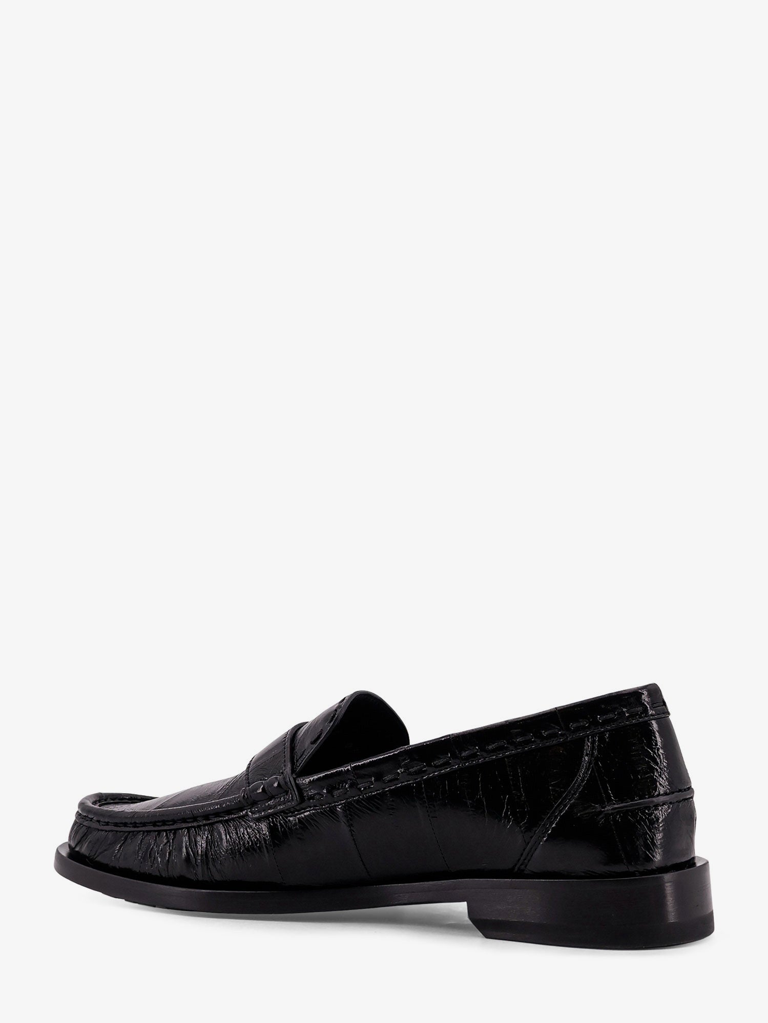 Fendi Missina Leather Loafers