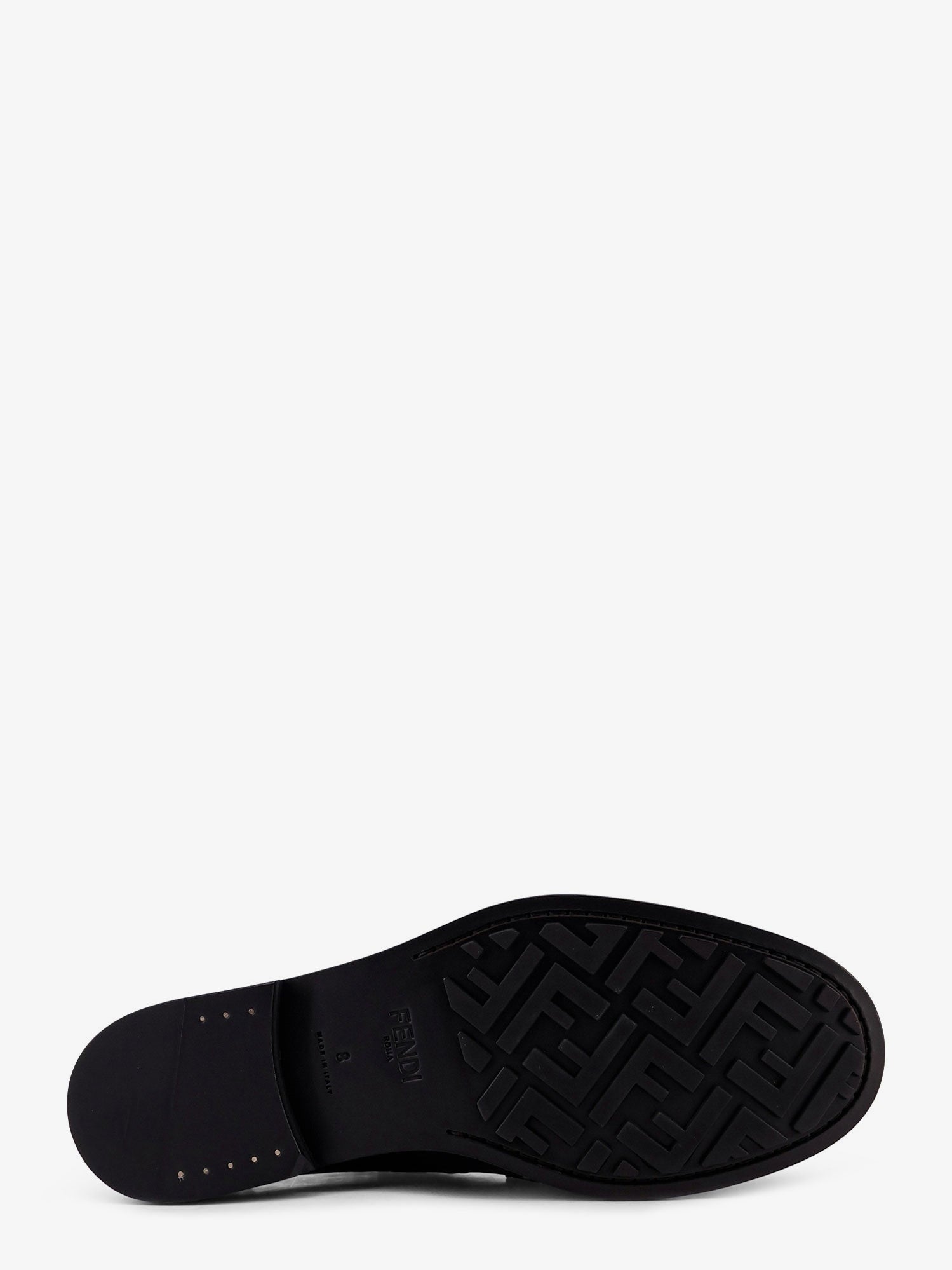 Fendi Missina Leather Loafers