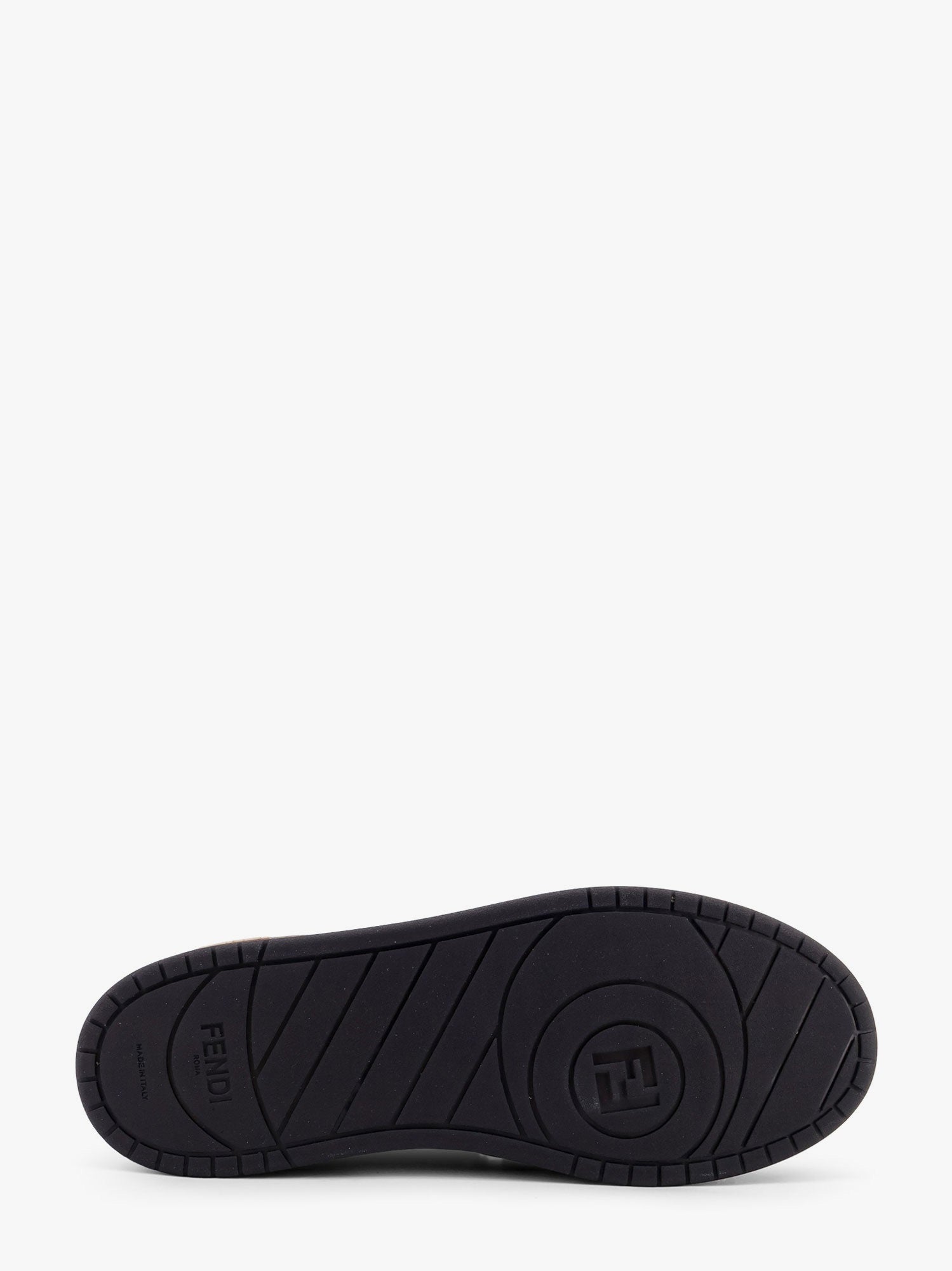 Fendi Fendi Match Ff Jacquard Fabric And Suede Sneakers