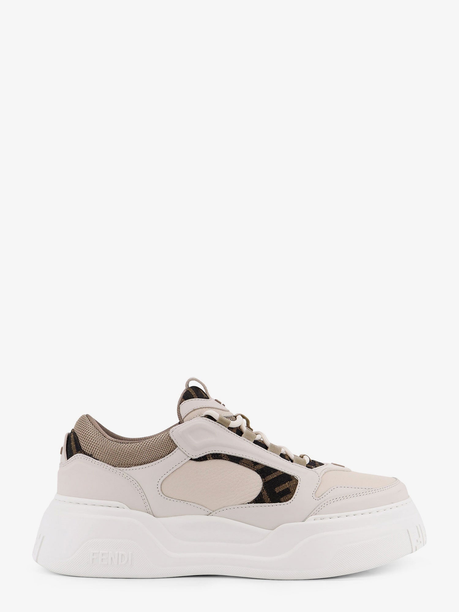 Fendi Fendi Force Leather Sneakers