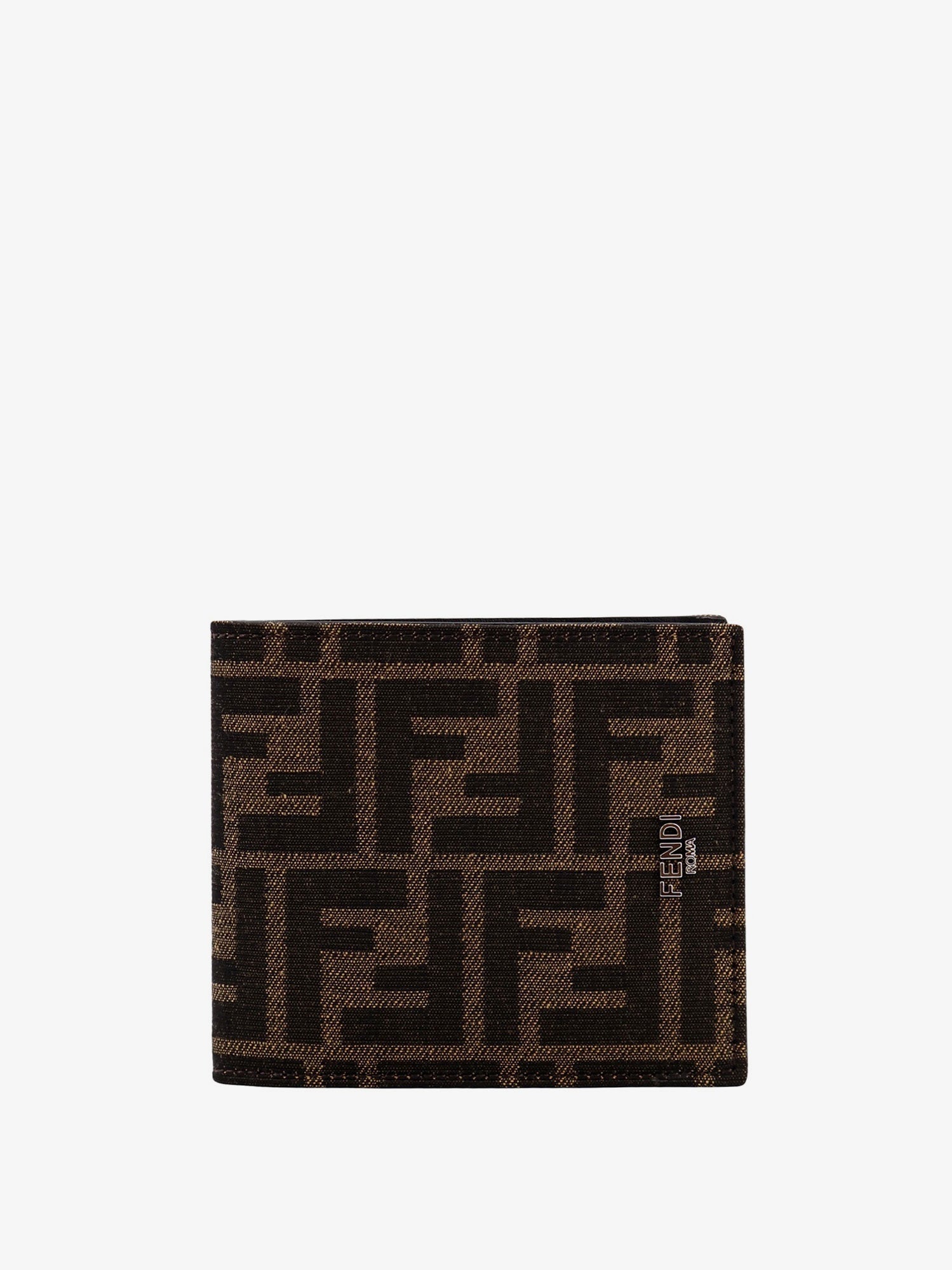 Fendi Bifold Wallet In Ff Jacquard Fabric