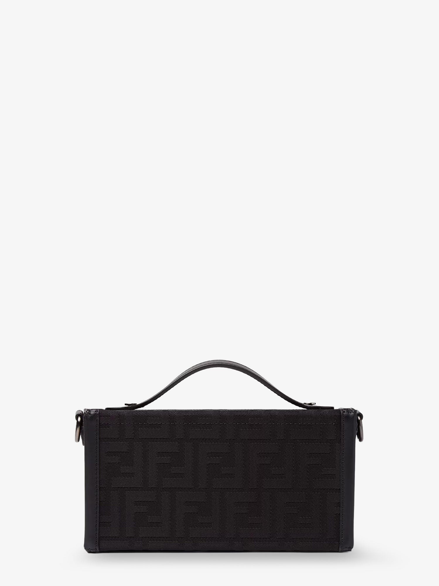Fendi Baguette Soft Trunk Ff Fabric Crossbody Bag