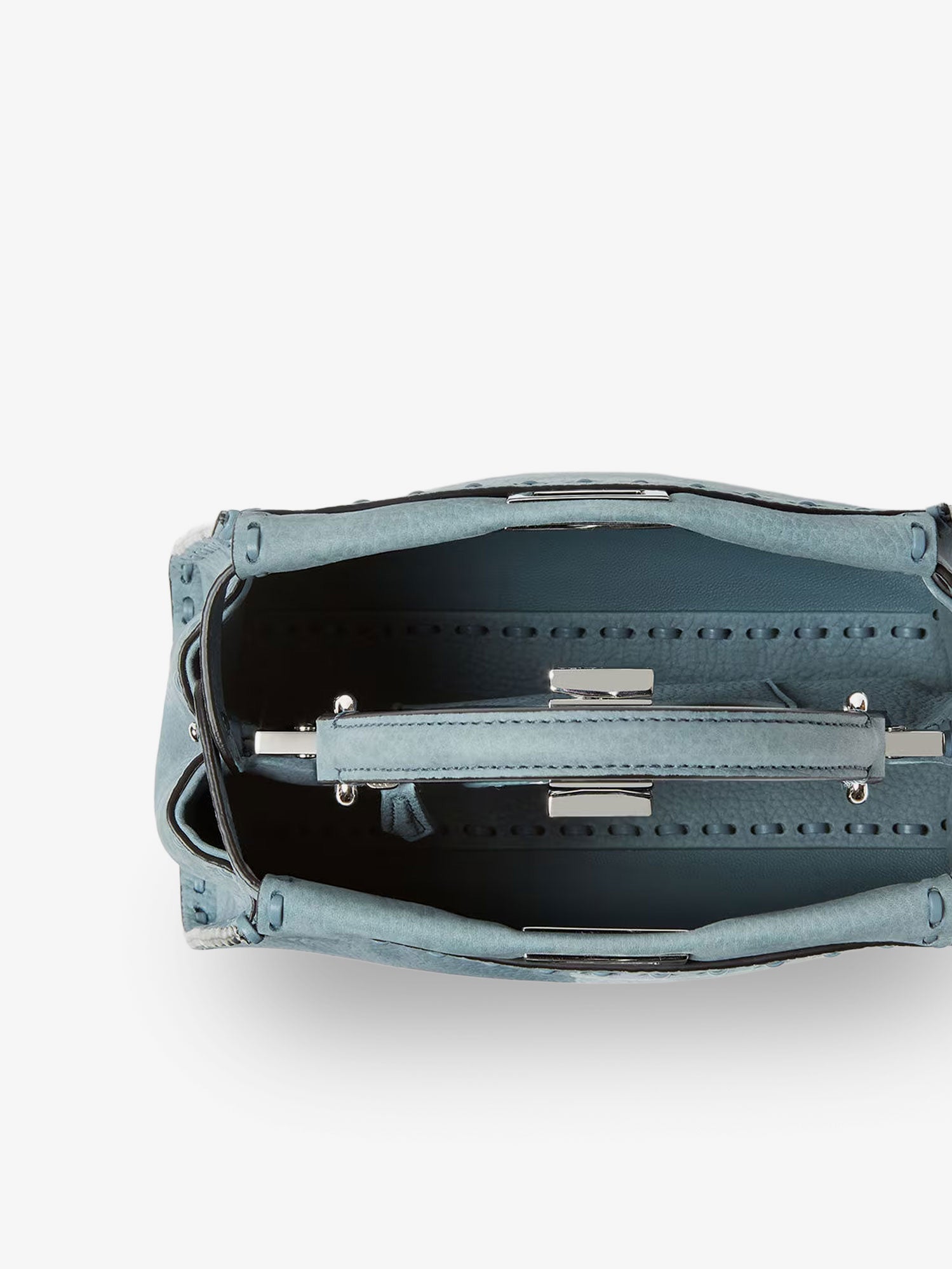 Fendi Peekaboo Mini Leather Crossbody Bag