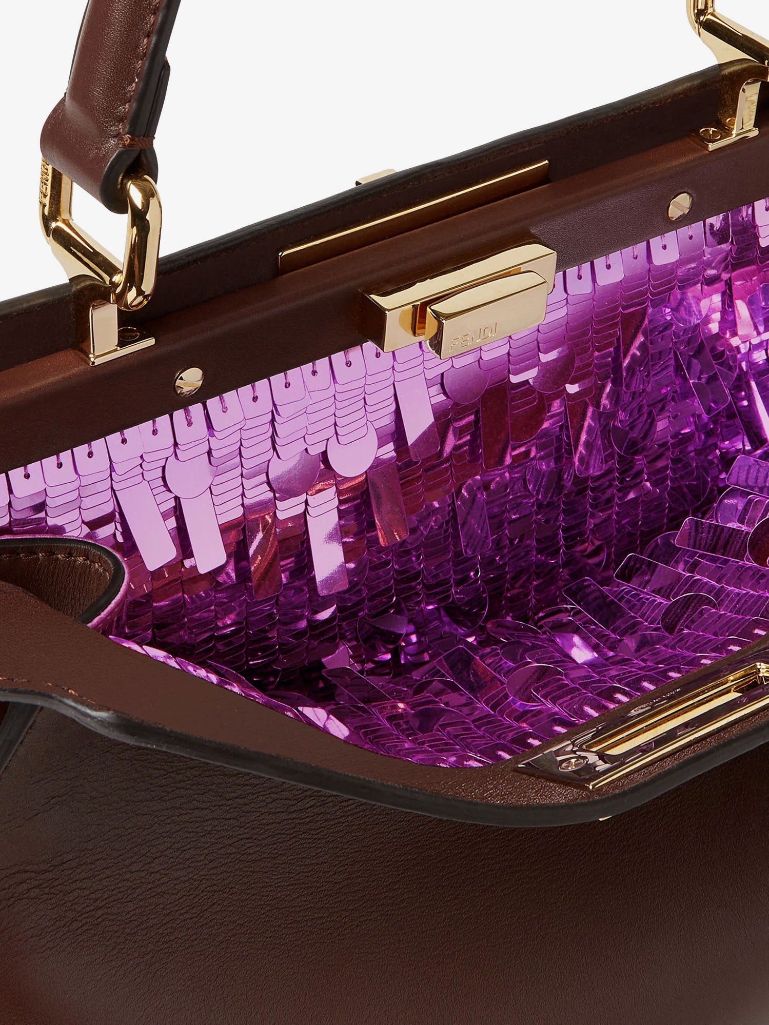 Fendi Peekaboo Iseeu Medium Leather Handbag