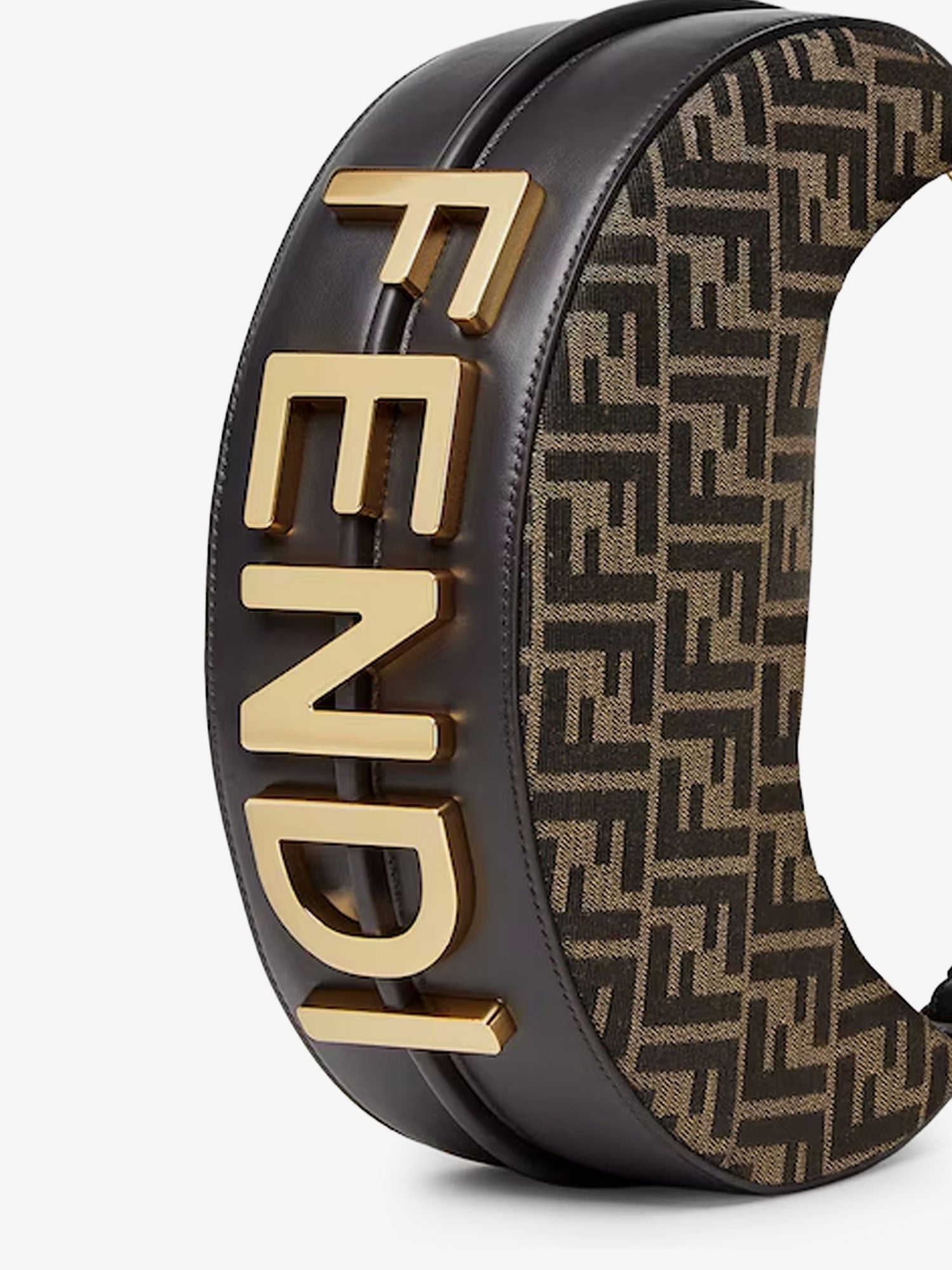 Fendi Fendigraphy Small Ff Jacquard Fabric Handbag