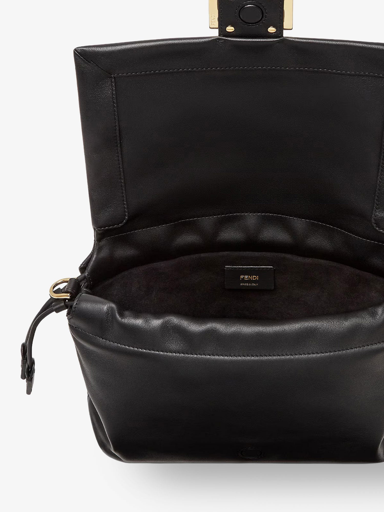 Fendi Mamma Baguette Medium Leather Crossbody Bag