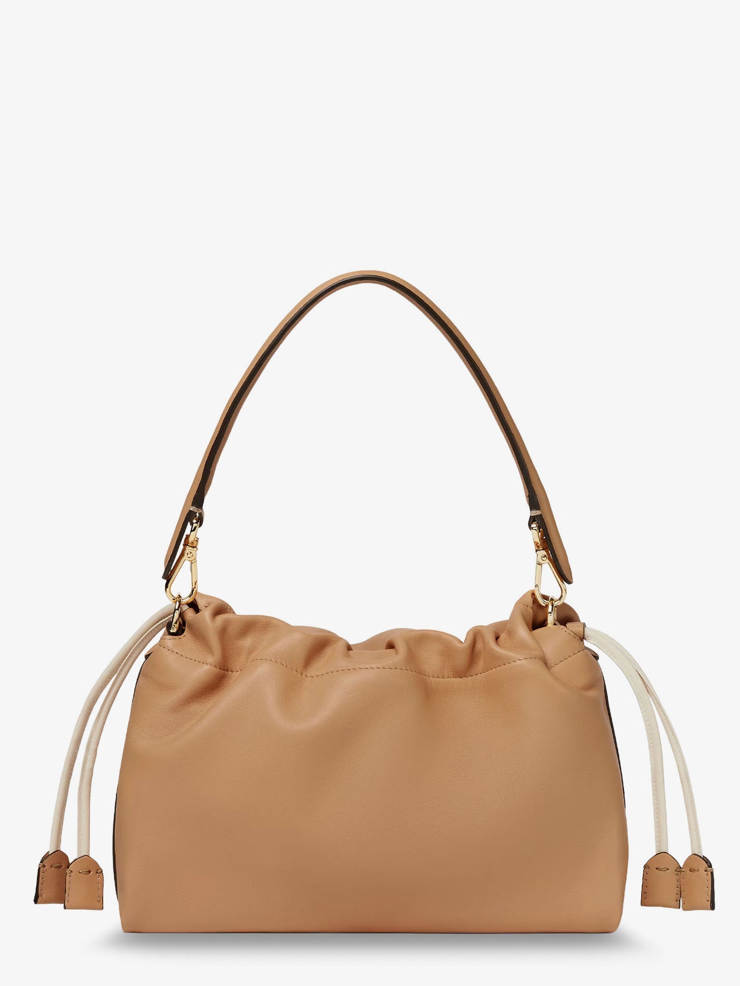 Fendi Mamma Baguette Small Leather Crossbody Bag