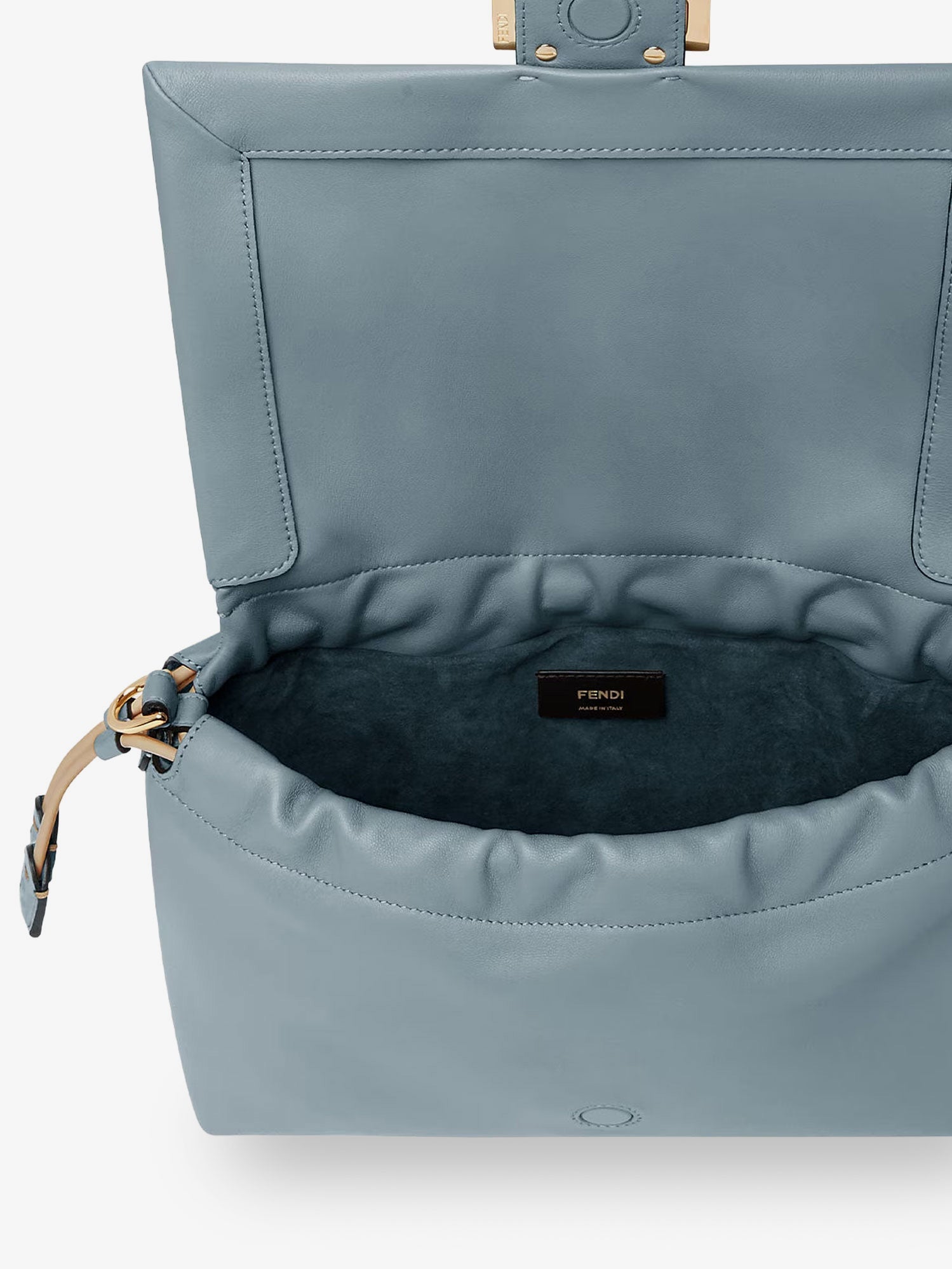 Fendi Mamma Baguette Medium Leather Crossbody Bag