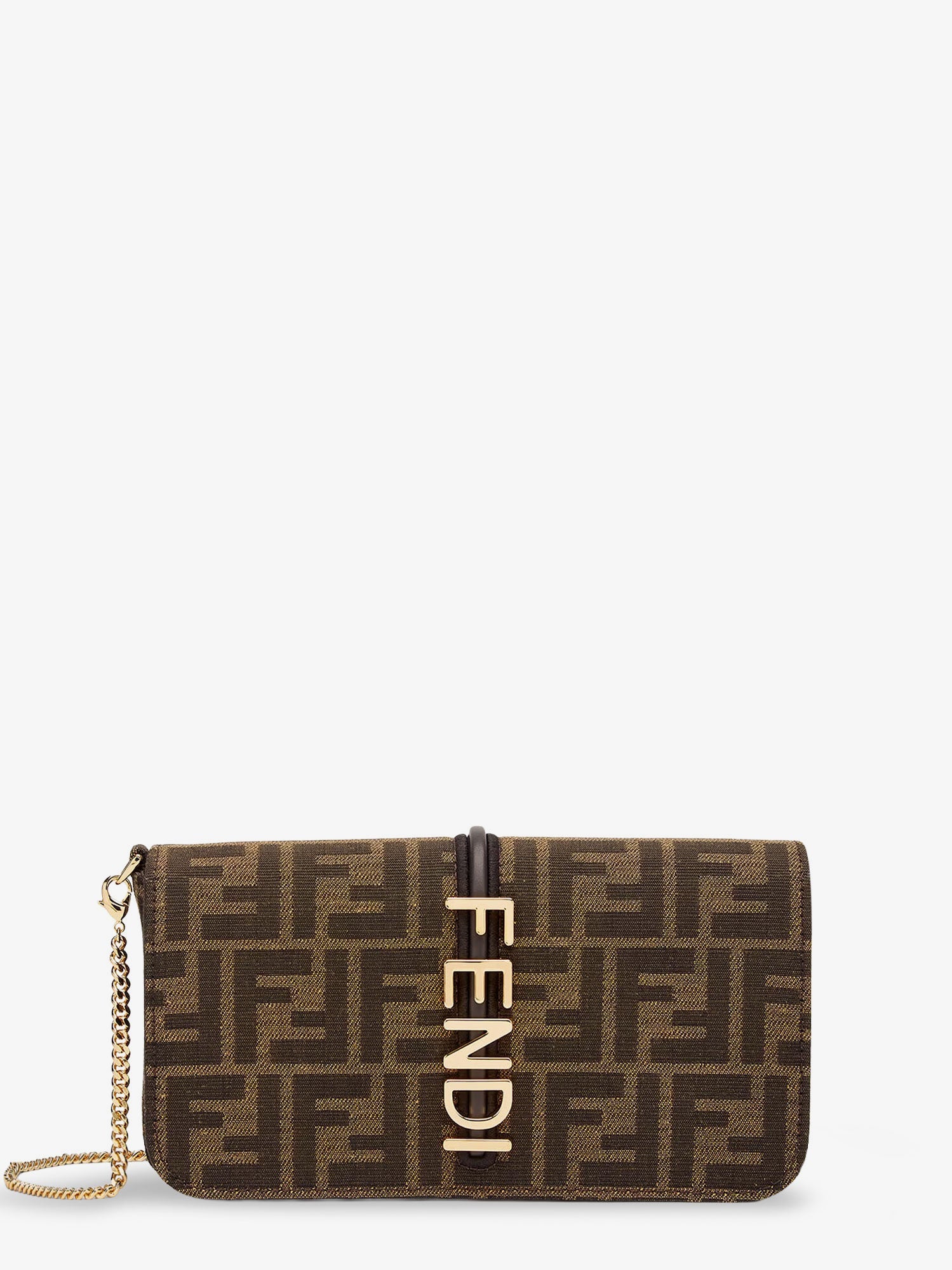 Fendi Wallet On Chain Ff Fabric Crossbody Bag