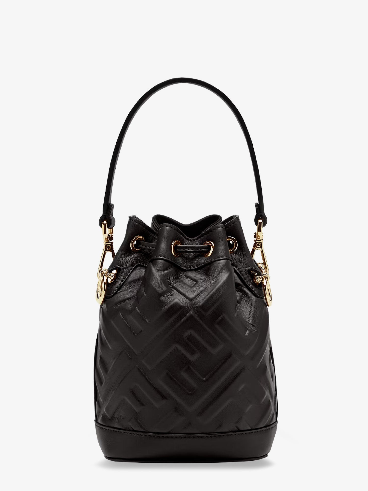 Fendi Mon Tresor Leather Bucket Bag