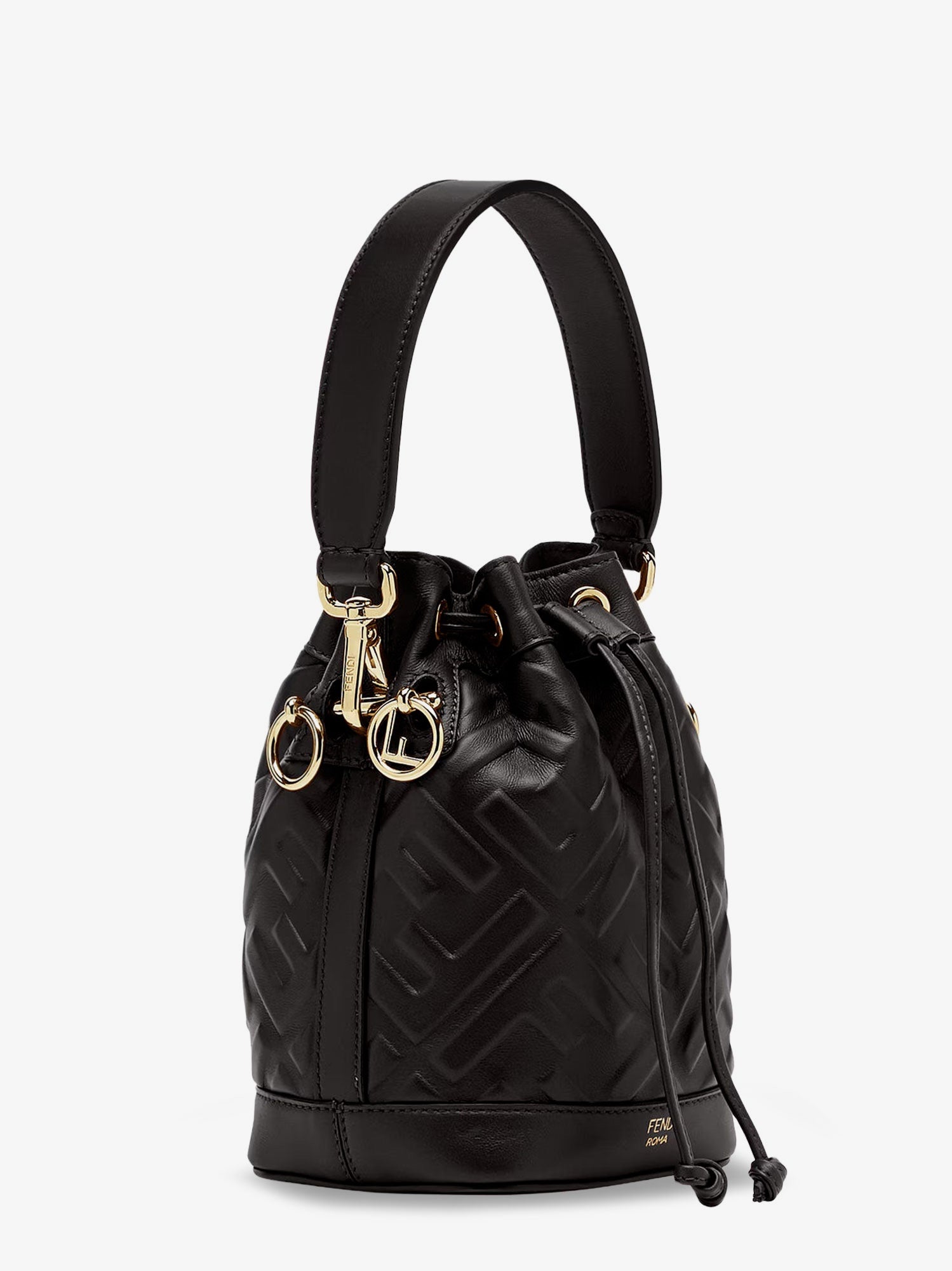 Fendi Mon Tresor Leather Bucket Bag