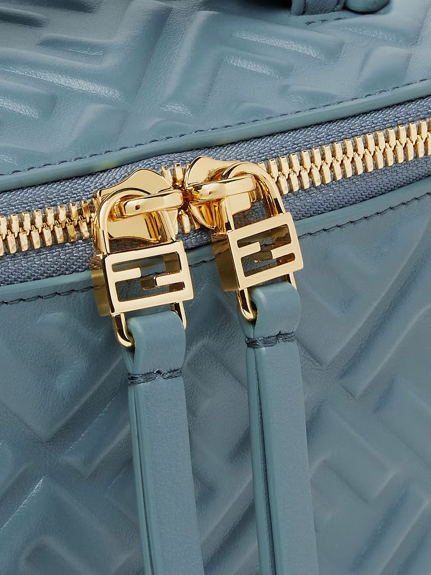 Fendi Fendi Vanity Leather Crossbody Bag With Ff Motif