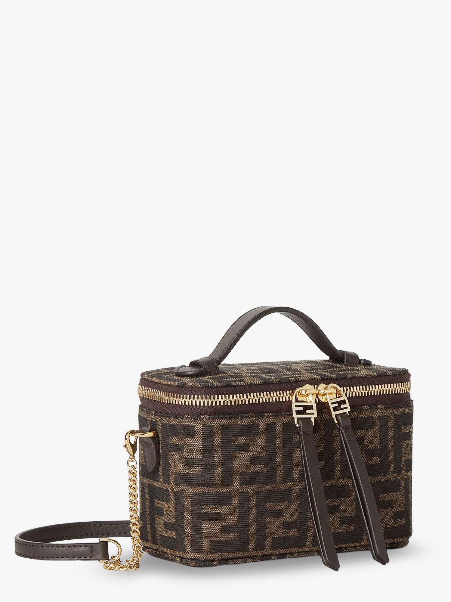 Fendi Vanity Crossbody Bag In Ff Jacquard Fabric