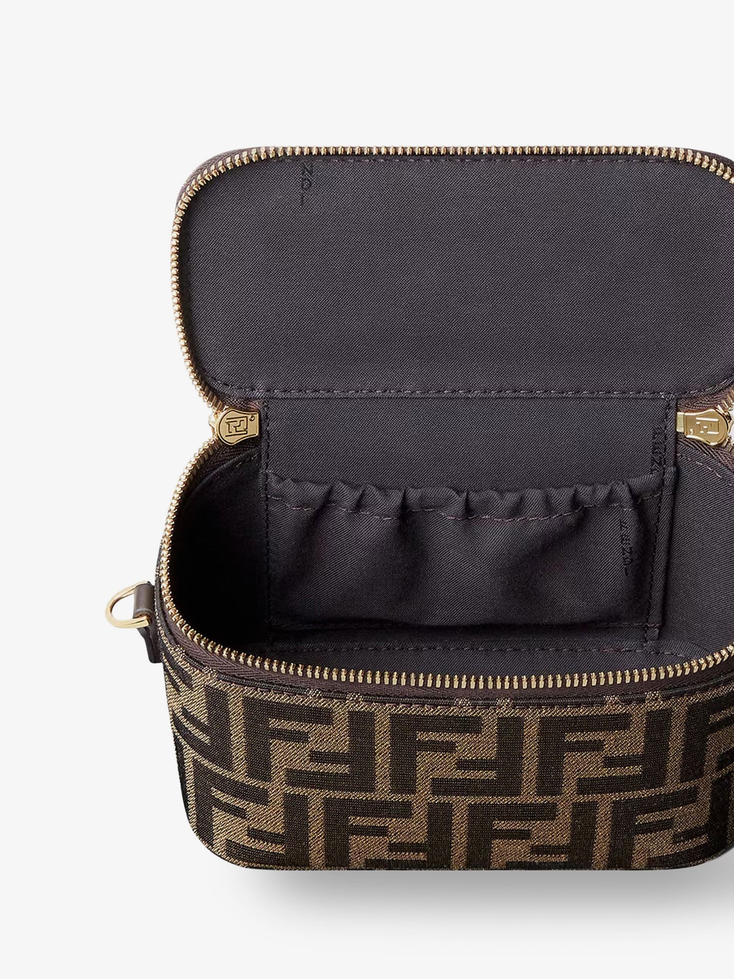 Fendi Vanity Crossbody Bag In Ff Jacquard Fabric