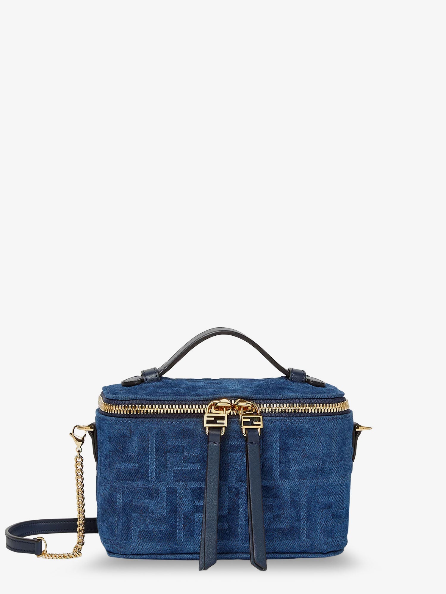 Fendi Vanity Ff Fabric Crossbody Bag