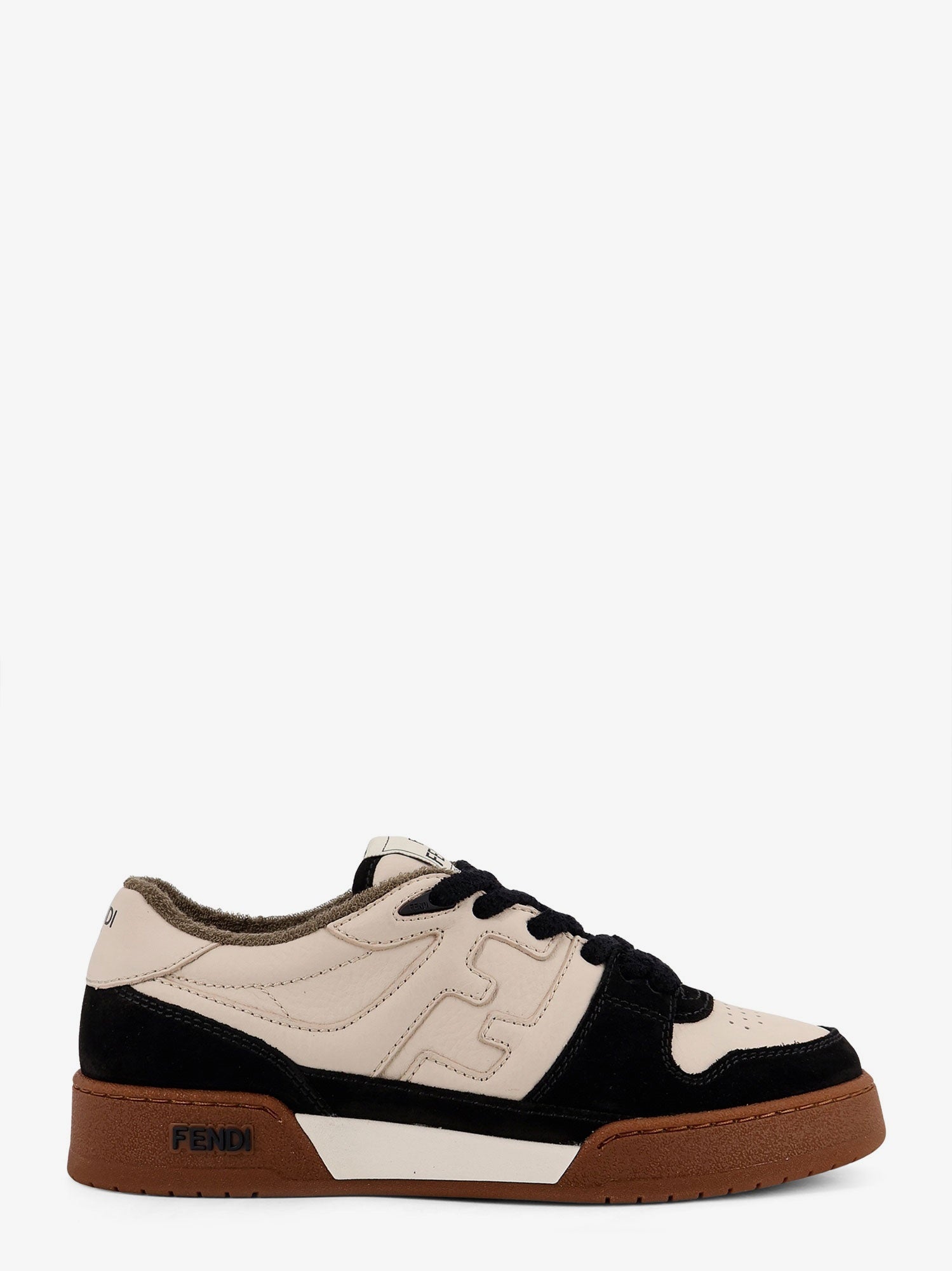 Fendi Fendi Match Leather Low-top Sneakers