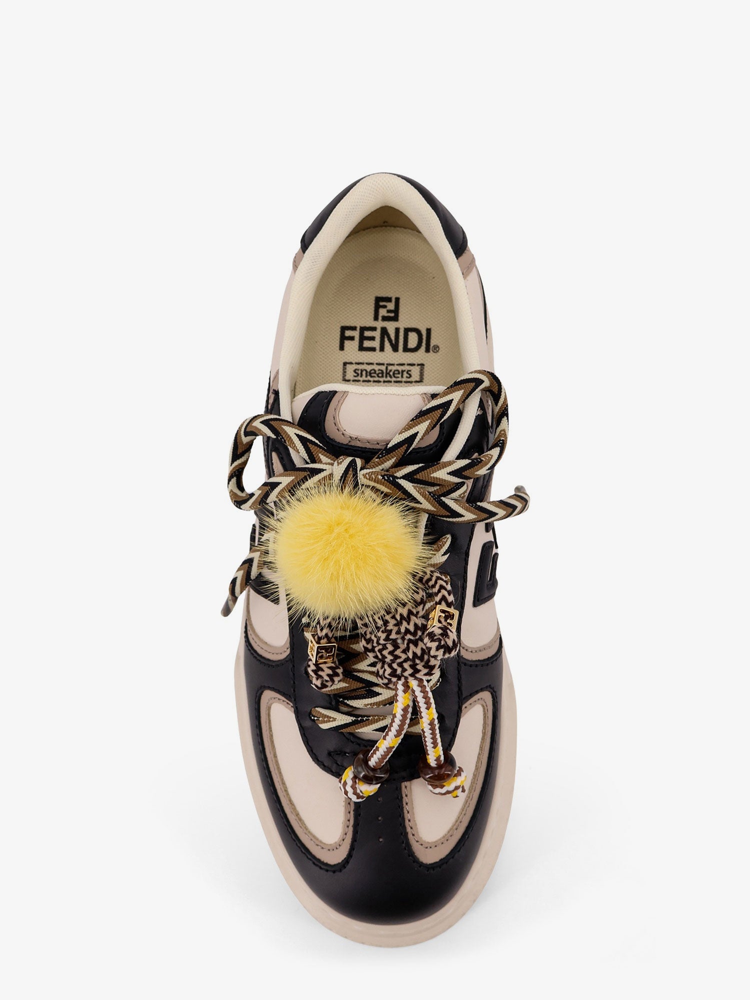 Fendi Fendi Match Leather Sneakers