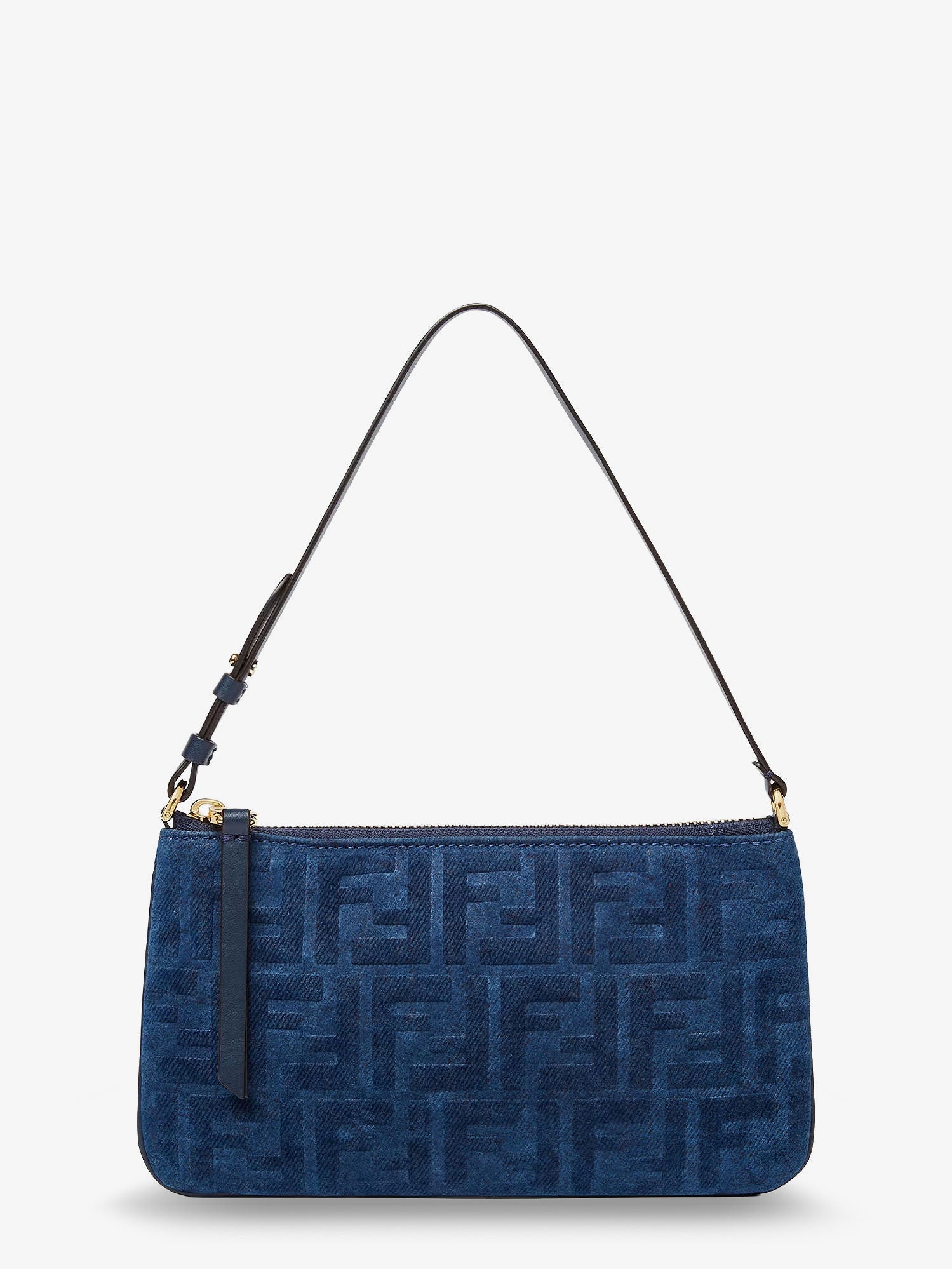 Fendi Flat Ff Fabric Shoulder Bag