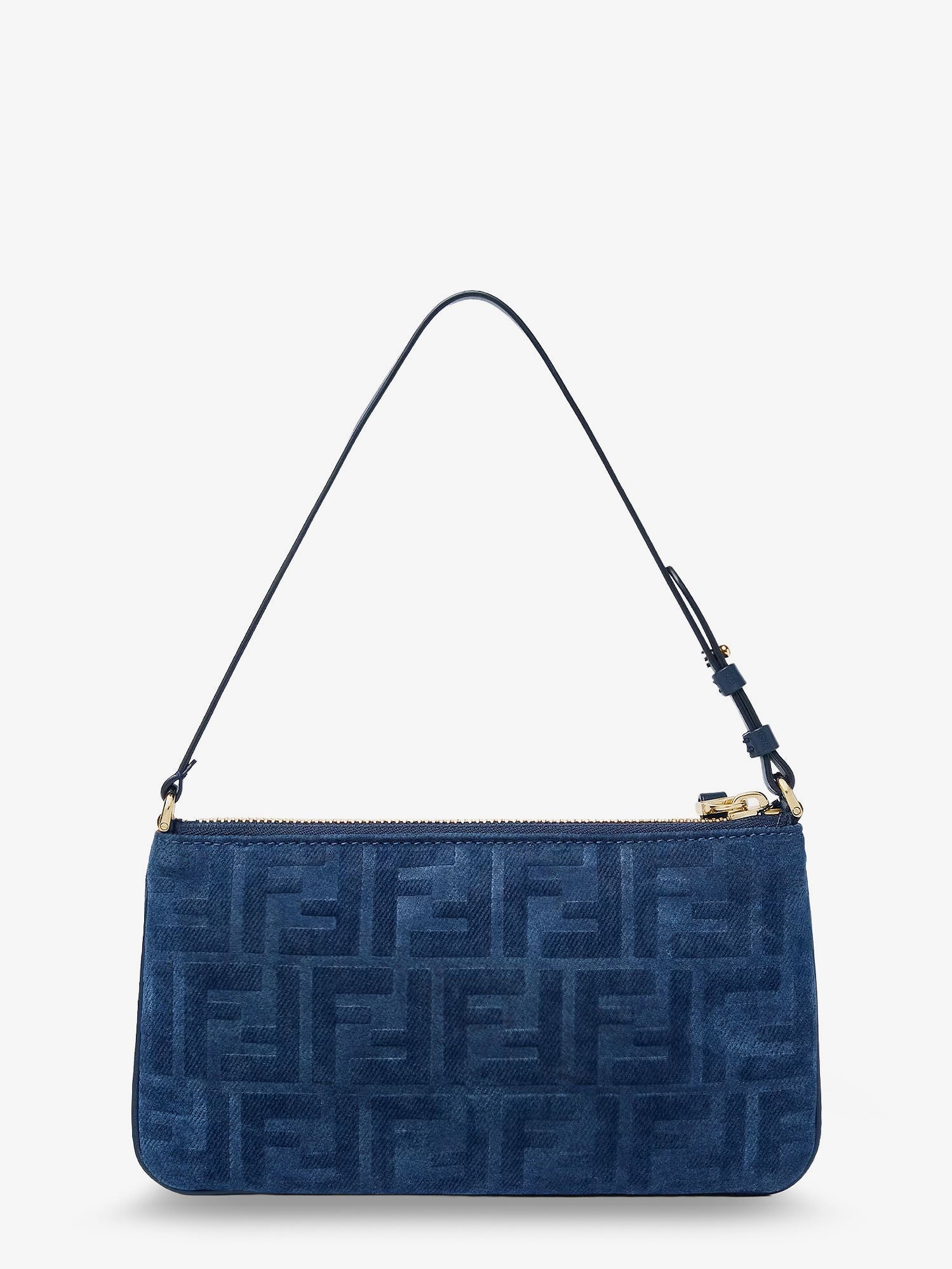 Fendi Flat Ff Fabric Shoulder Bag