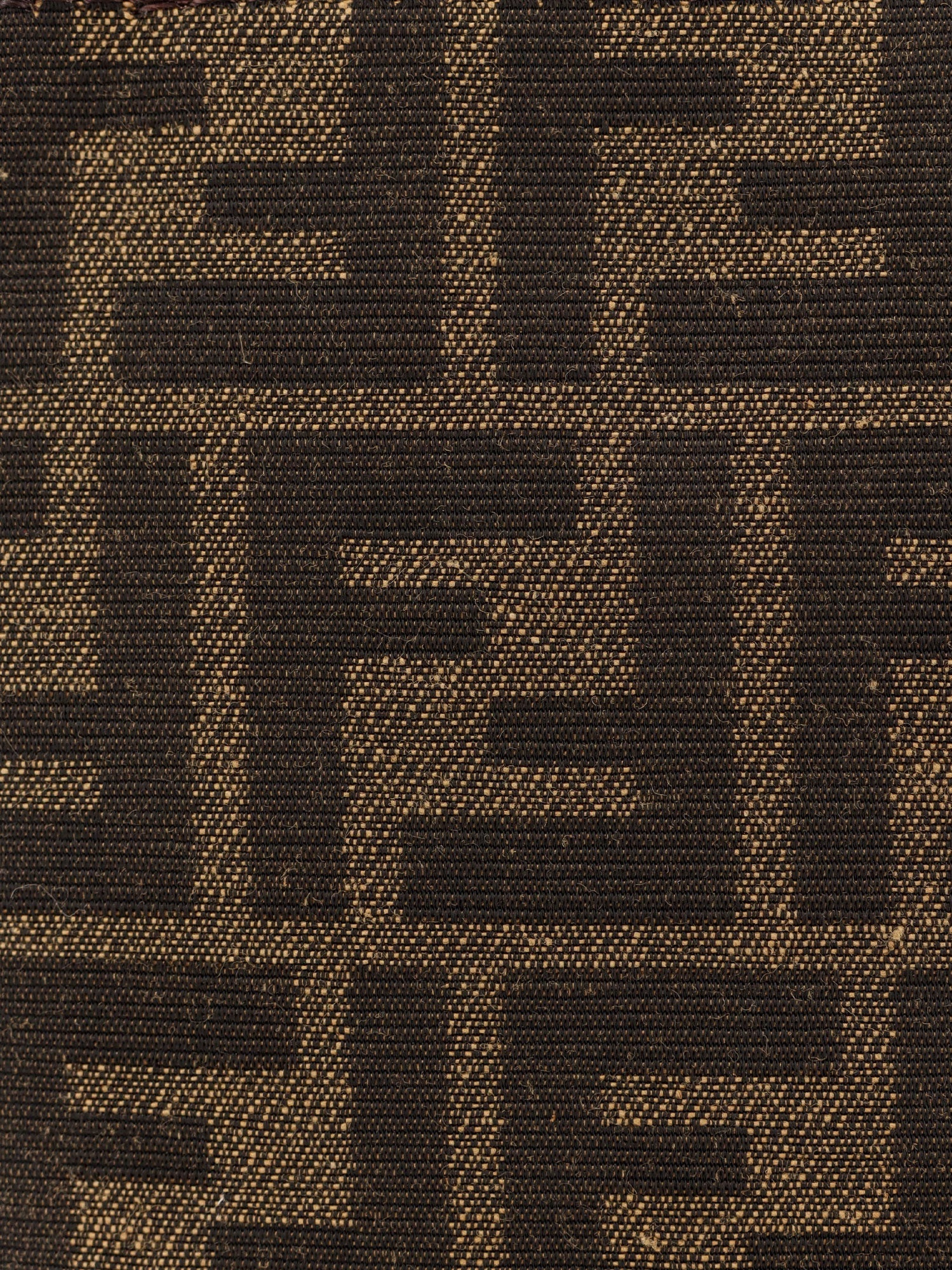 Fendi Medium Flat Ff Jacquard Fabric Pochette